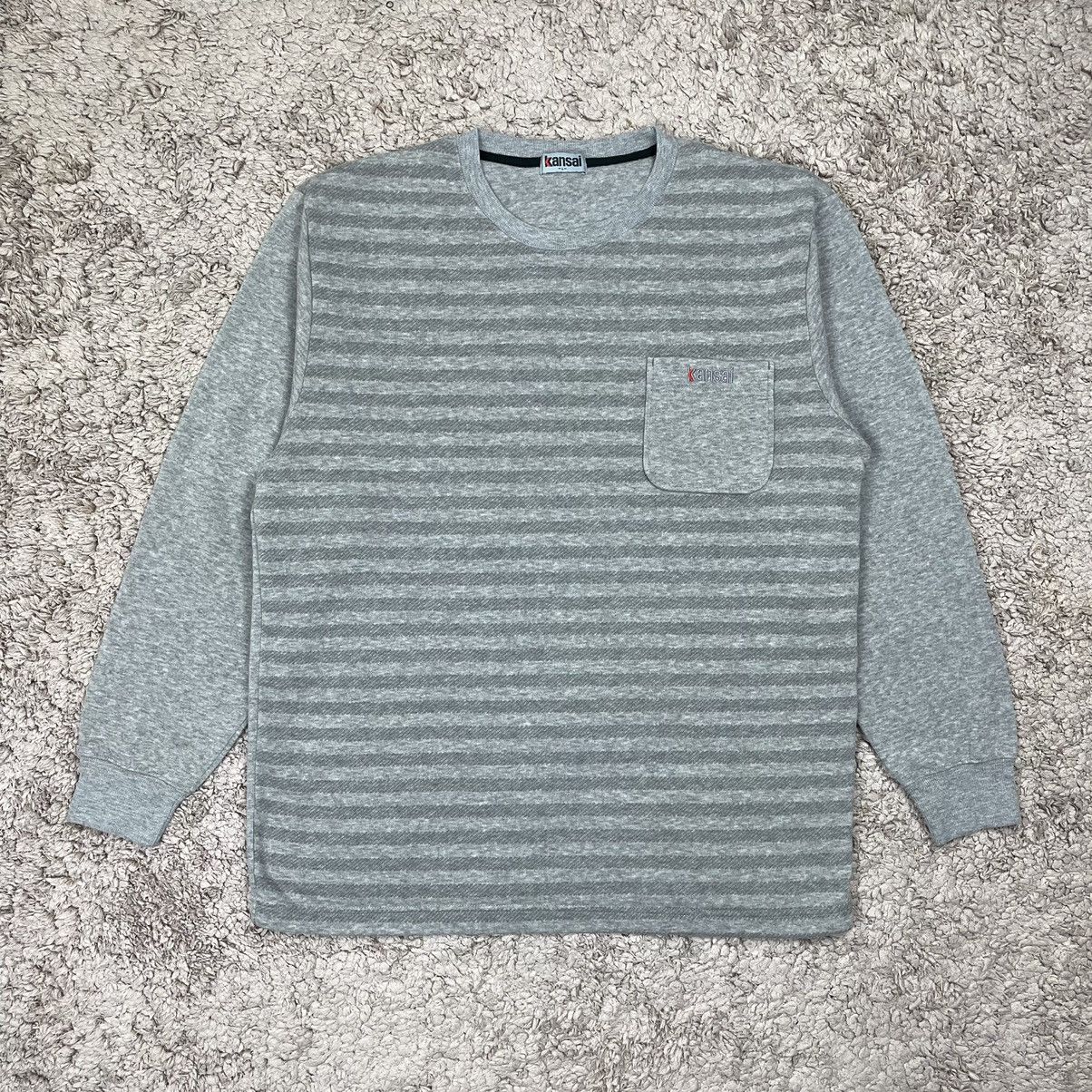 Japanese Brand Vintage Kansai Mini Pocket Sweatshirt Size US L / EU 52-54 / 3 - 1 Thumbnail