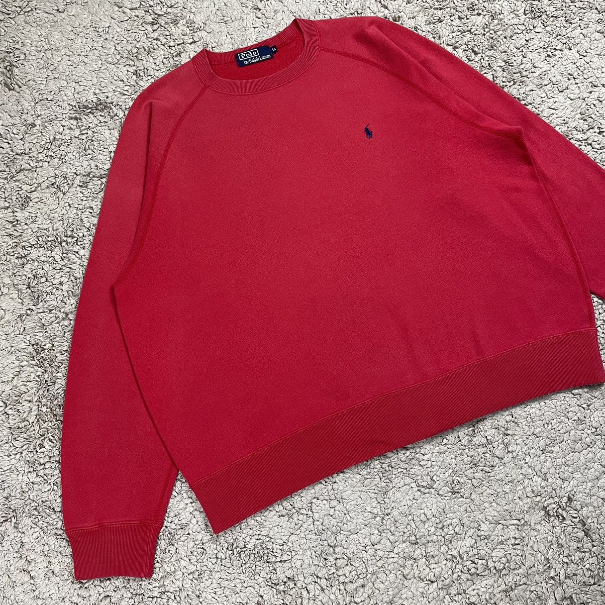 Polo Ralph Lauren × Vintage Vintage Polo Ralph Lauren Small Pony Sweatshirt Size US L / EU 52-54 / 3 - 3 Thumbnail