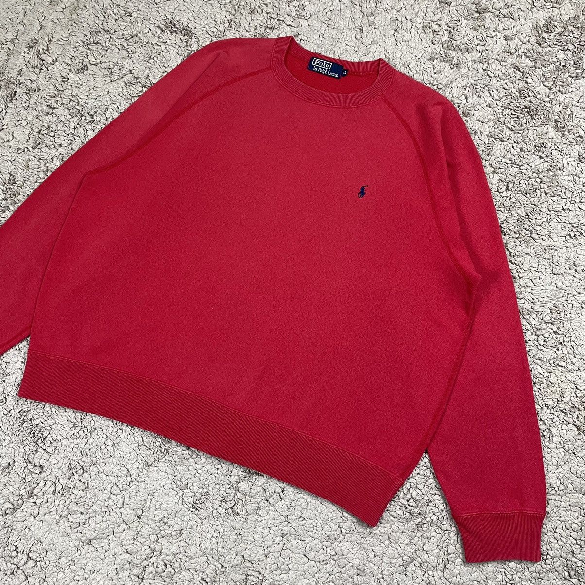 Polo Ralph Lauren × Vintage Vintage Polo Ralph Lauren Small Pony Sweatshirt Size US L / EU 52-54 / 3 - 4 Thumbnail