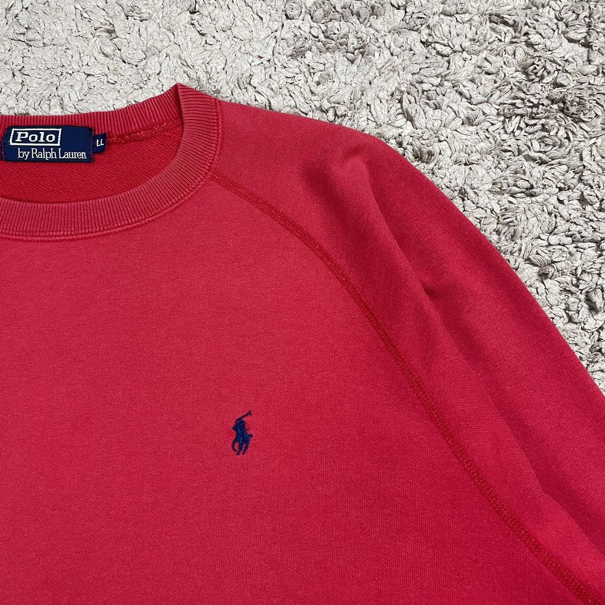 Polo Ralph Lauren × Vintage Vintage Polo Ralph Lauren Small Pony Sweatshirt Size US L / EU 52-54 / 3 - 6 Thumbnail