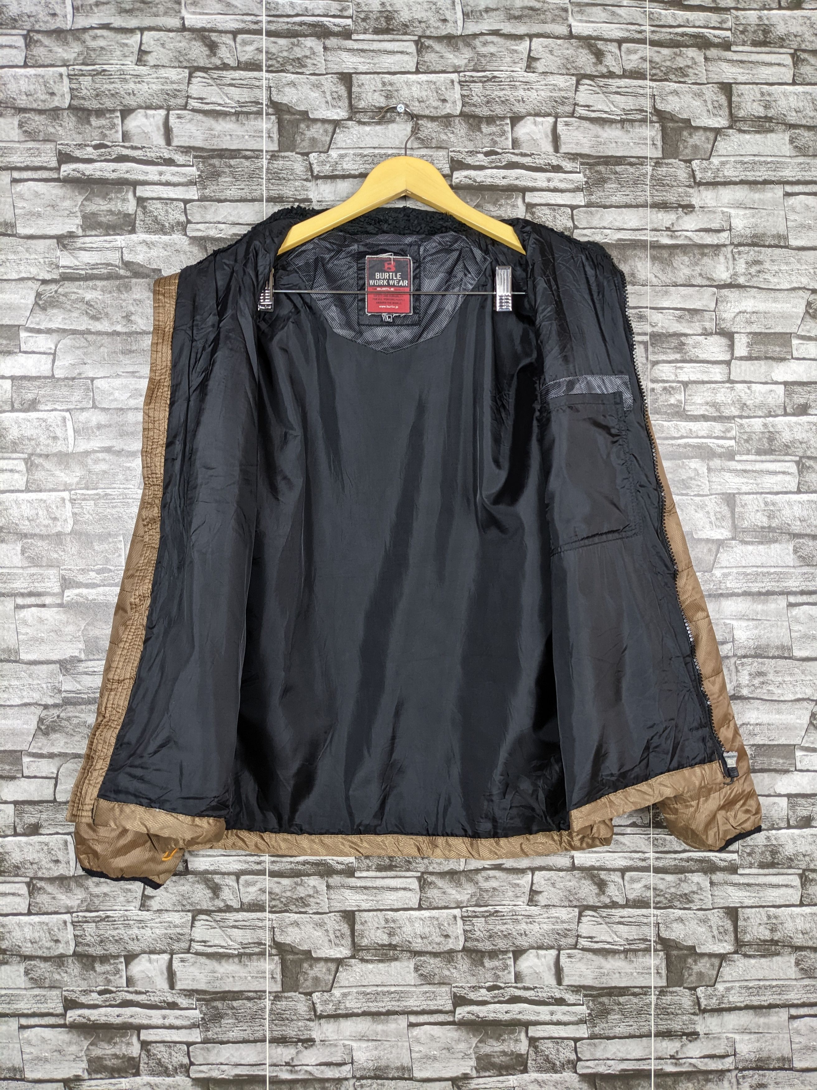 Japanese Brand Vintage Burtle Work Wear Light Jacket Puffer Coat Size US L / EU 52-54 / 3 - 8 Thumbnail