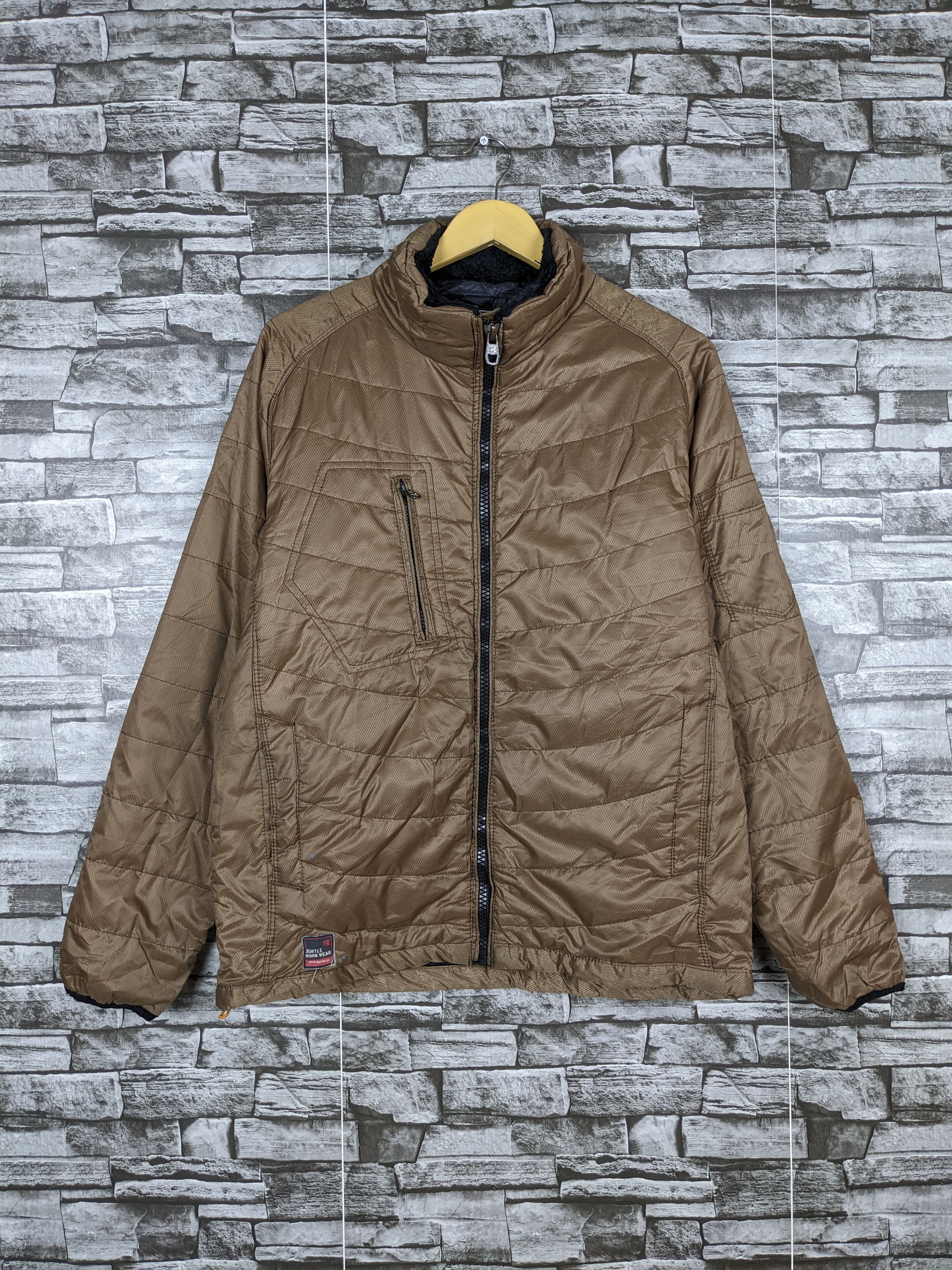 Japanese Brand Vintage Burtle Work Wear Light Jacket Puffer Coat Size US L / EU 52-54 / 3 - 2 Thumbnail