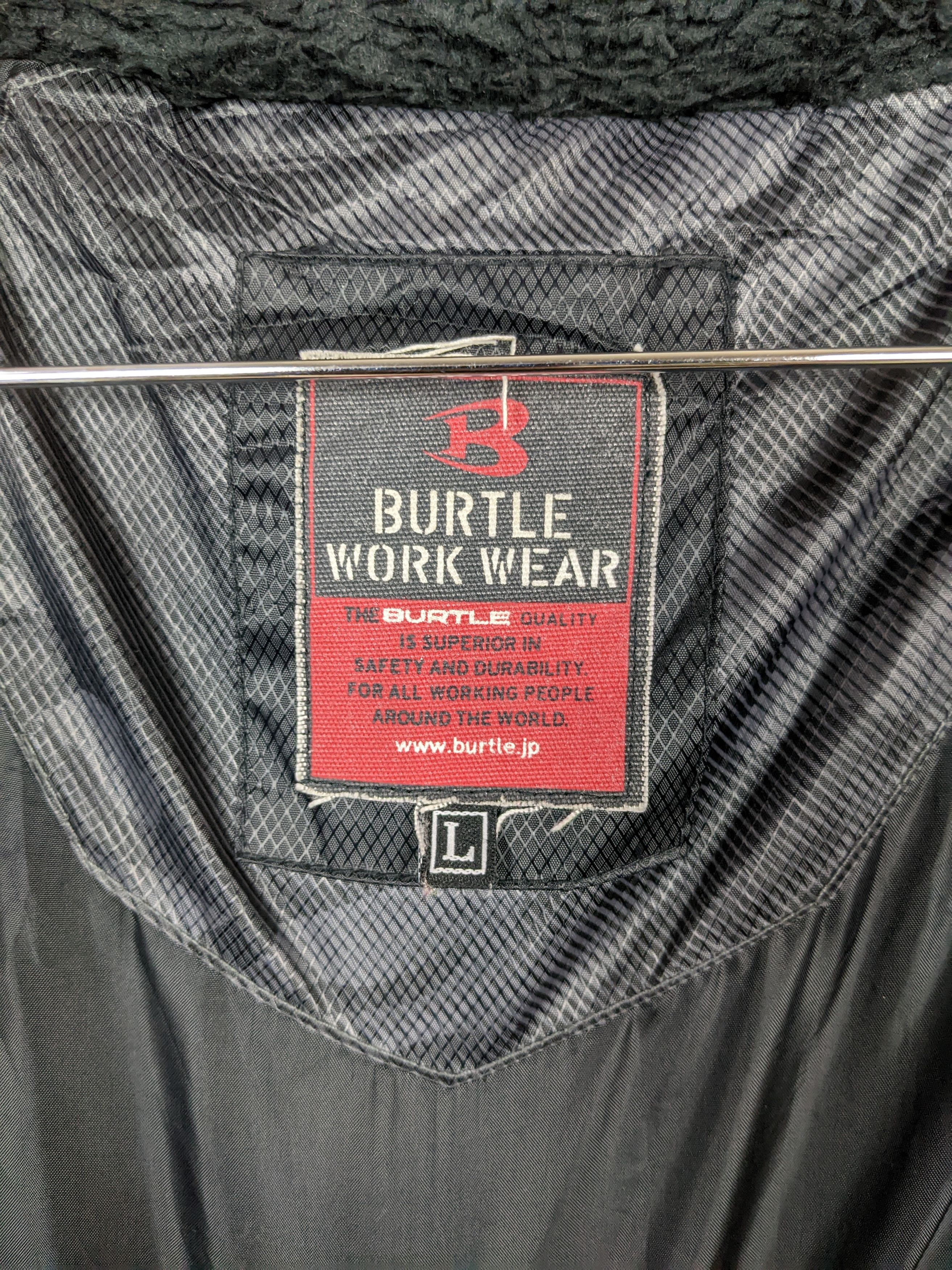Japanese Brand Vintage Burtle Work Wear Light Jacket Puffer Coat Size US L / EU 52-54 / 3 - 9 Thumbnail