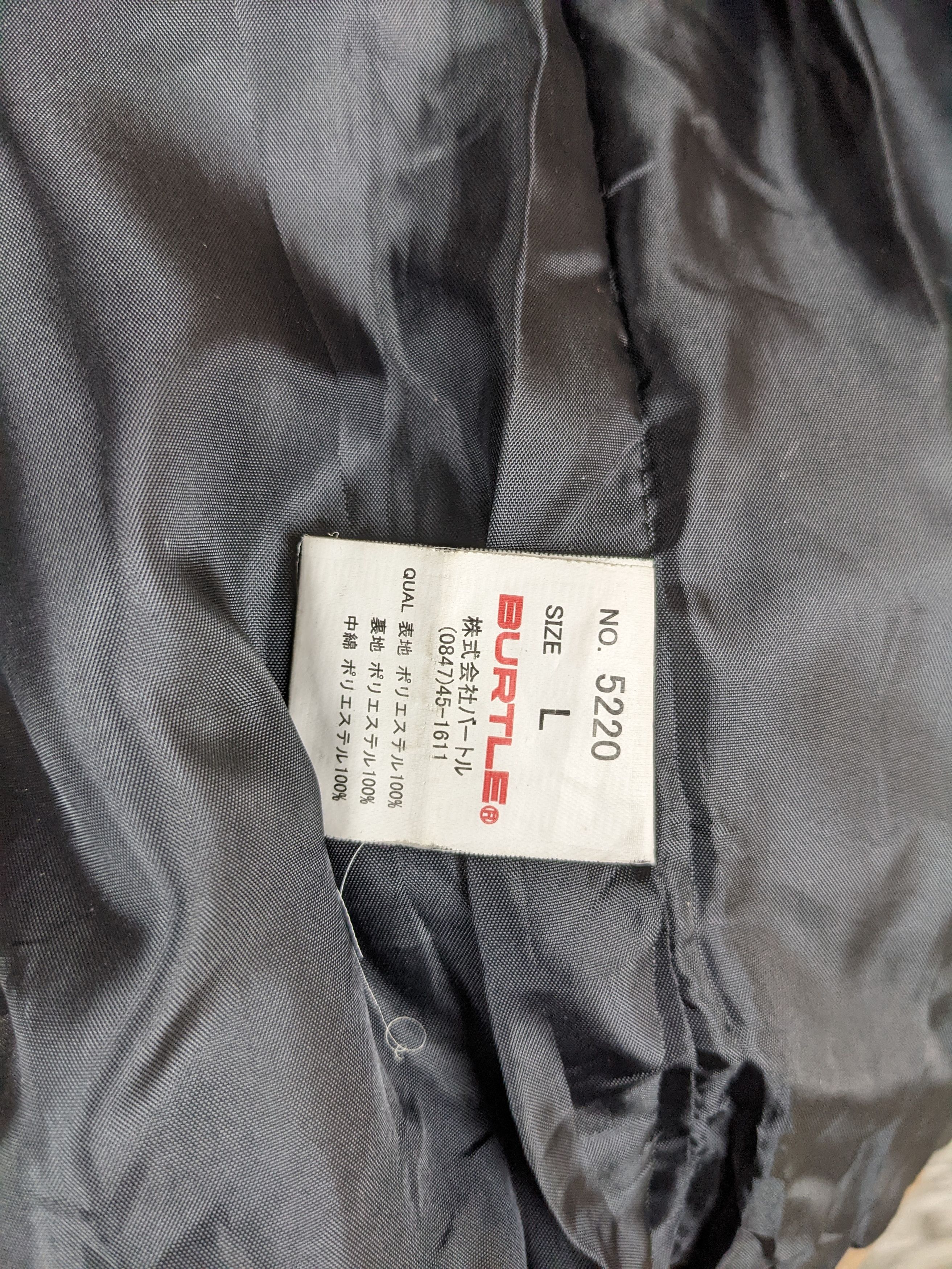 Japanese Brand Vintage Burtle Work Wear Light Jacket Puffer Coat Size US L / EU 52-54 / 3 - 10 Thumbnail