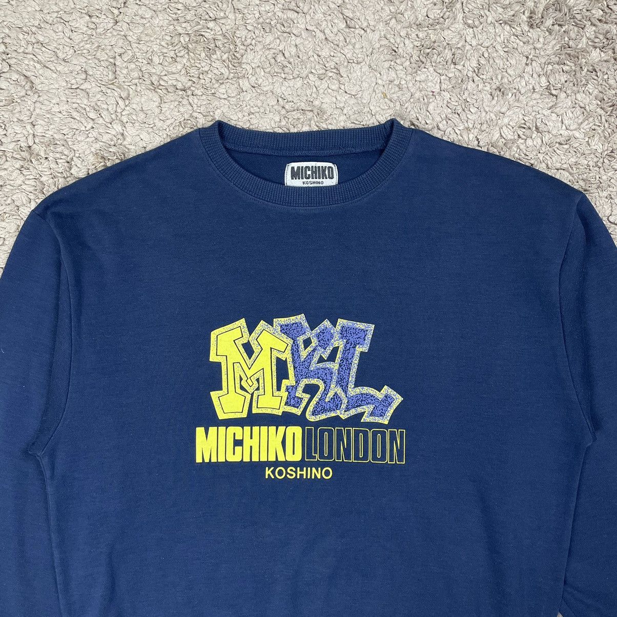 Designer Vintage Michiko Koshino London Sweatshirt Size US L / EU 52-54 / 3 - 5 Thumbnail