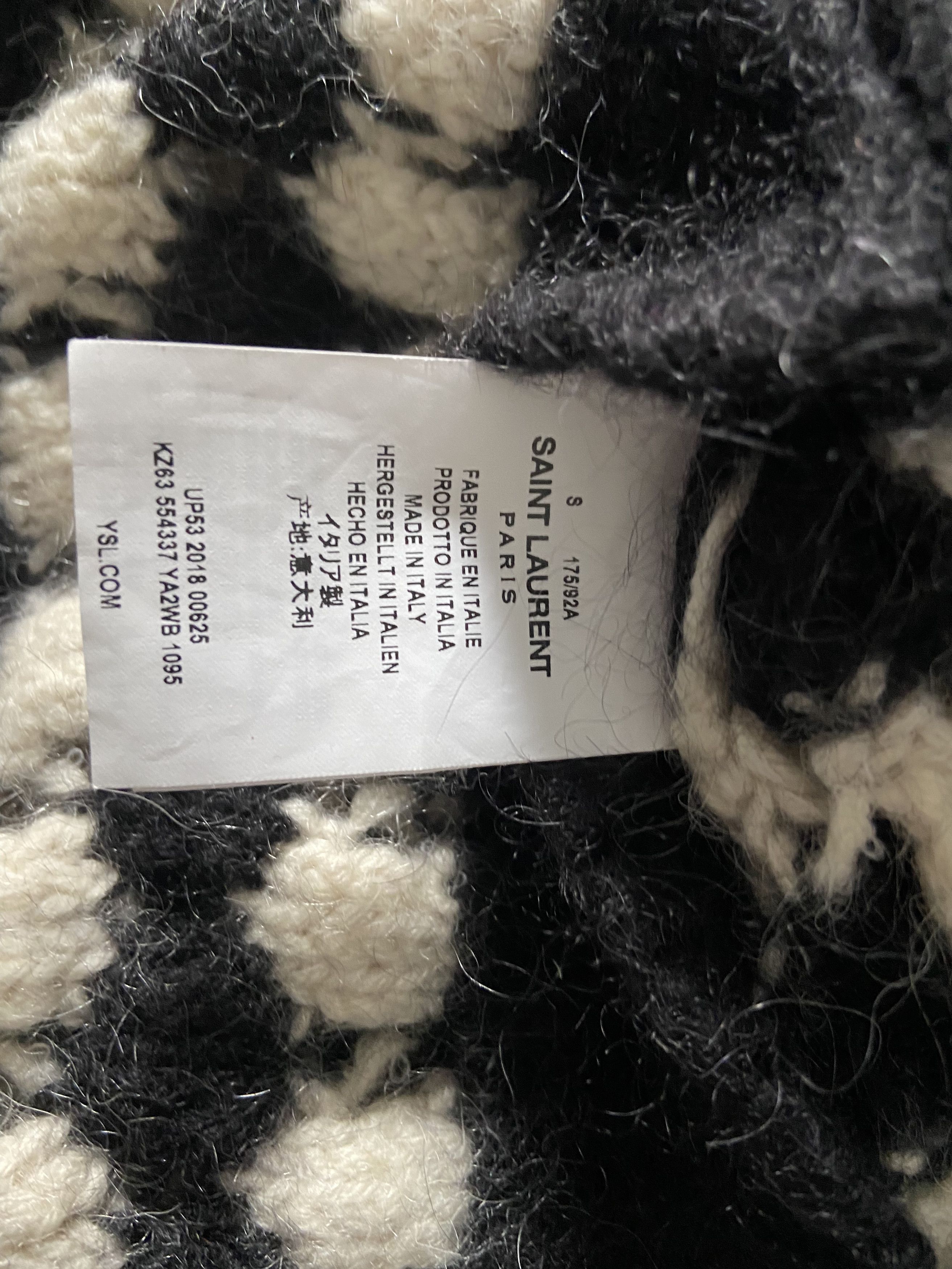Saint Laurent Paris SS19 Saint Laurent Alpaca Wool Knit Sweater Size US S / EU 44-46 / 1 - 11 Thumbnail