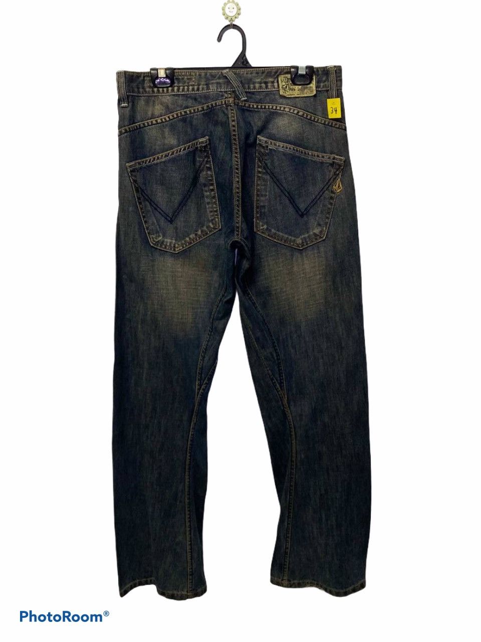Volcom Vintage volcom stone jeans denim made in usa nice design Size US 34 / EU 50 - 1 Thumbnail