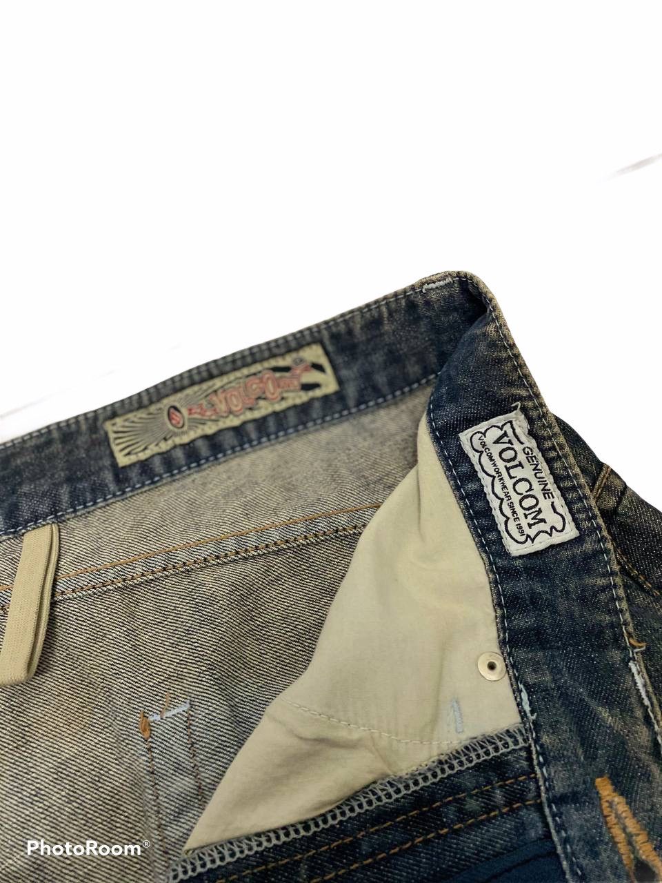 Volcom Vintage volcom stone jeans denim made in usa nice design Size US 34 / EU 50 - 7 Thumbnail
