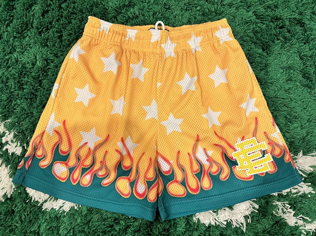 Eric Emanuel Eric Emanuel Shorts Yellow Flame | Grailed