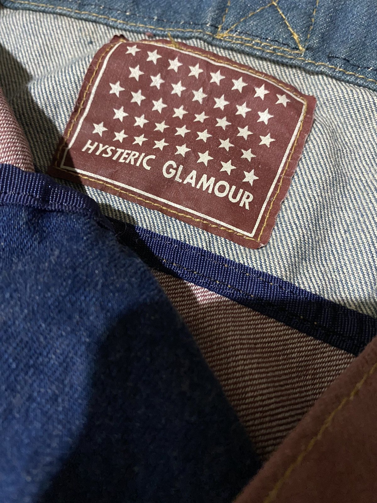 Hysteric Glamour 💥FinalDrop💥Vintage Hysteric Glamour Denim Patchwork Tote Bag Size ONE SIZE - 6 Thumbnail
