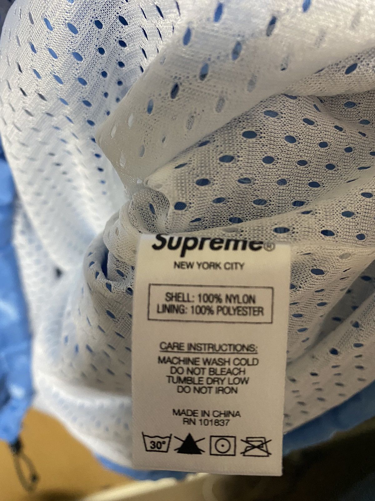 Supreme ⚪️🔵 Ss17 Supreme Checkered Nylon Pullover ⚪️🔵 Size US L / EU 52-54 / 3 - 4 Thumbnail