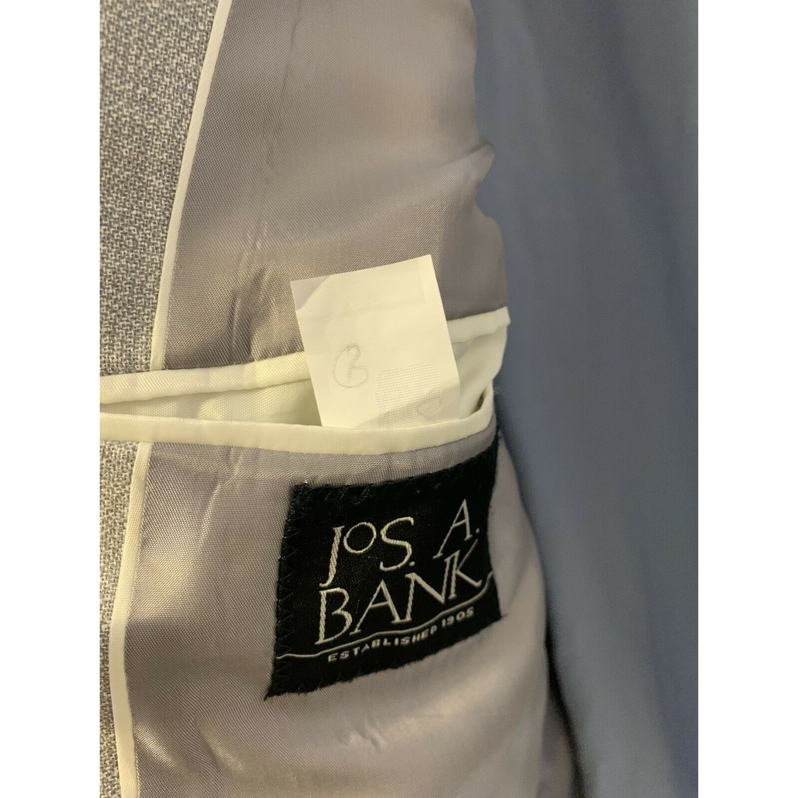 Jos. A. Bank Jos A Bank Men’s Sz 41R Linen Wool Sport Coat Blazer Jacket Size 40R - 7 Thumbnail