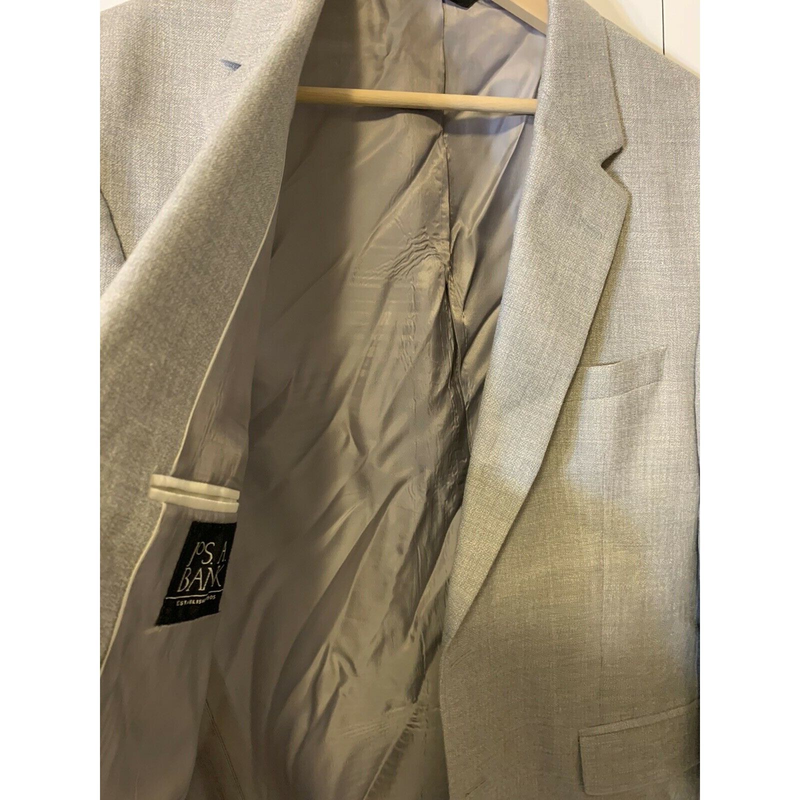 Jos. A. Bank Jos A Bank Men’s Sz 41R Linen Wool Sport Coat Blazer Jacket Size 40R - 8 Thumbnail