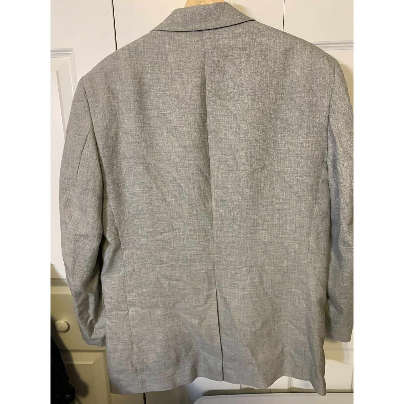 Jos. A. Bank Jos A Bank Men’s Sz 41R Linen Wool Sport Coat Blazer Jacket Size 40R - 9 Thumbnail