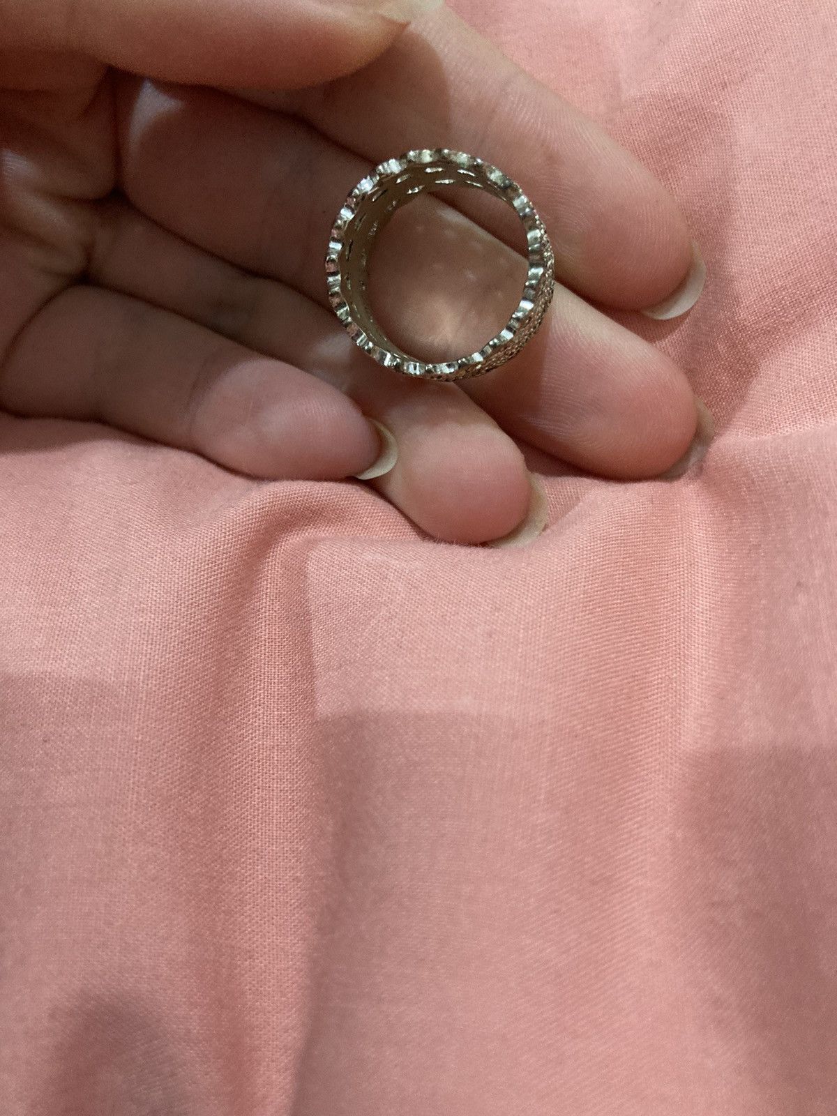 Jewelry Silver coloured intricate ring Size ONE SIZE - 2 Thumbnail