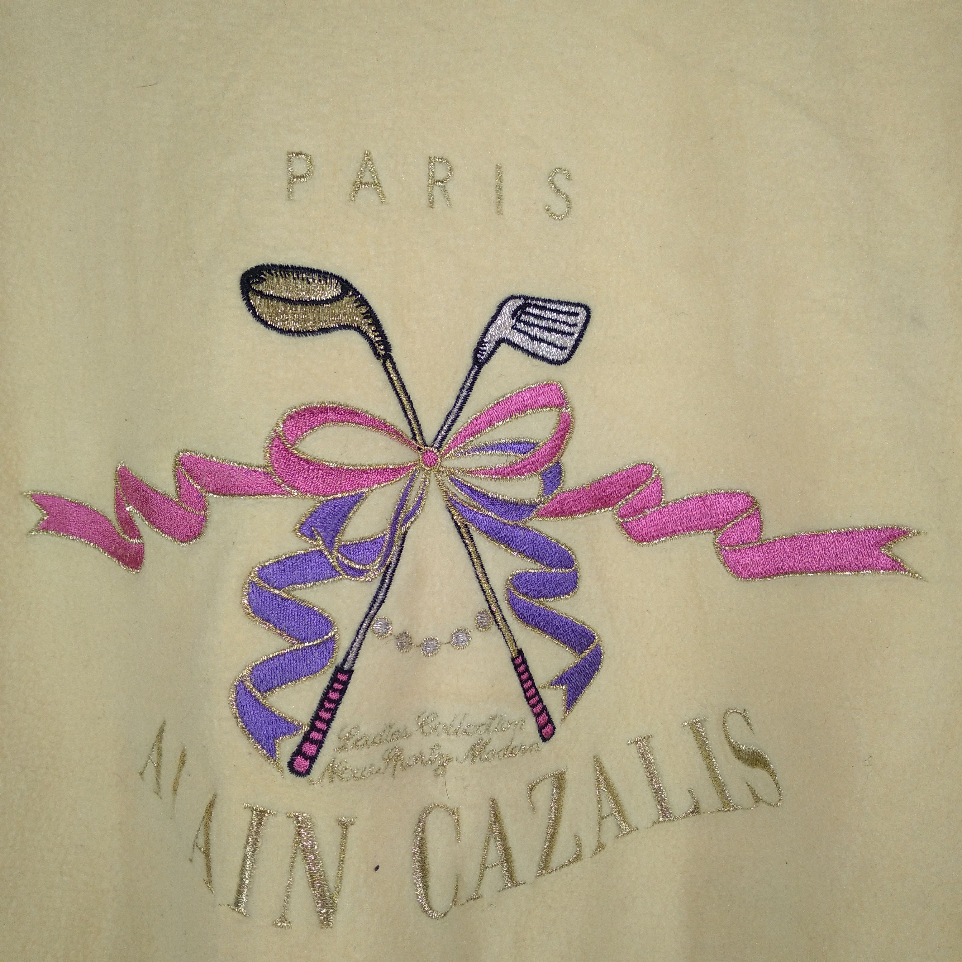 Designer × Other × Vintage Vintage Alain Cazalis Logo Of Golf Embroidery Sweatshirts Size US M / EU 48-50 / 2 - 4 Thumbnail