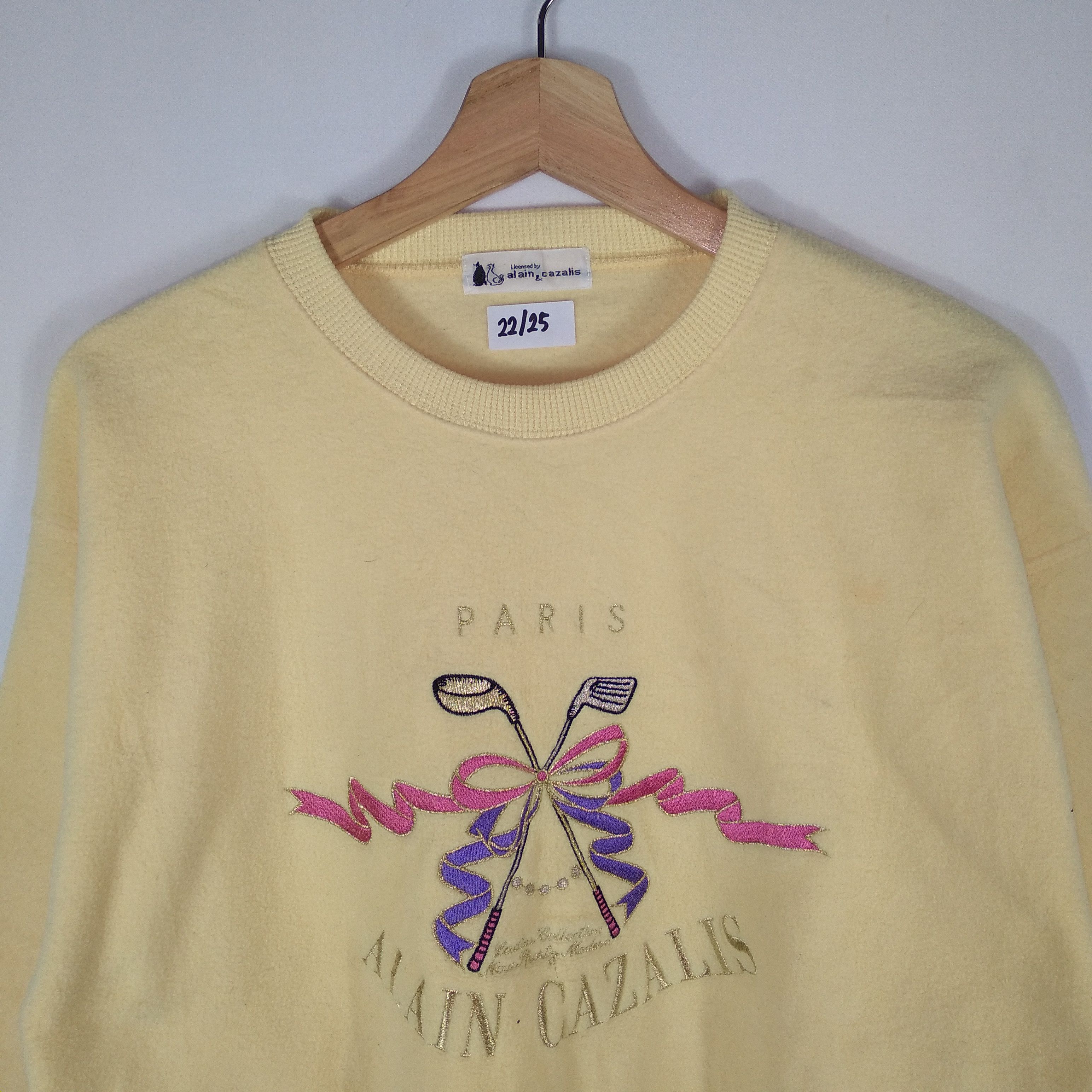 Designer × Other × Vintage Vintage Alain Cazalis Logo Of Golf Embroidery Sweatshirts Size US M / EU 48-50 / 2 - 2 Thumbnail
