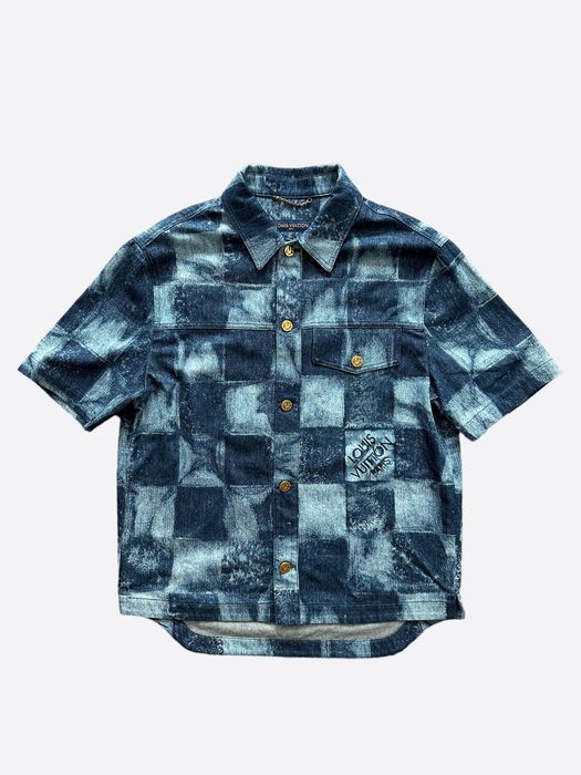 Louis Vuitton x Nigo Giant Damier Short-sleeved Shirt