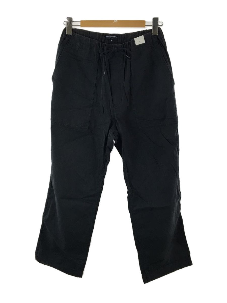 Cropped Pants Navy Baker Straight Zip Fly Plain