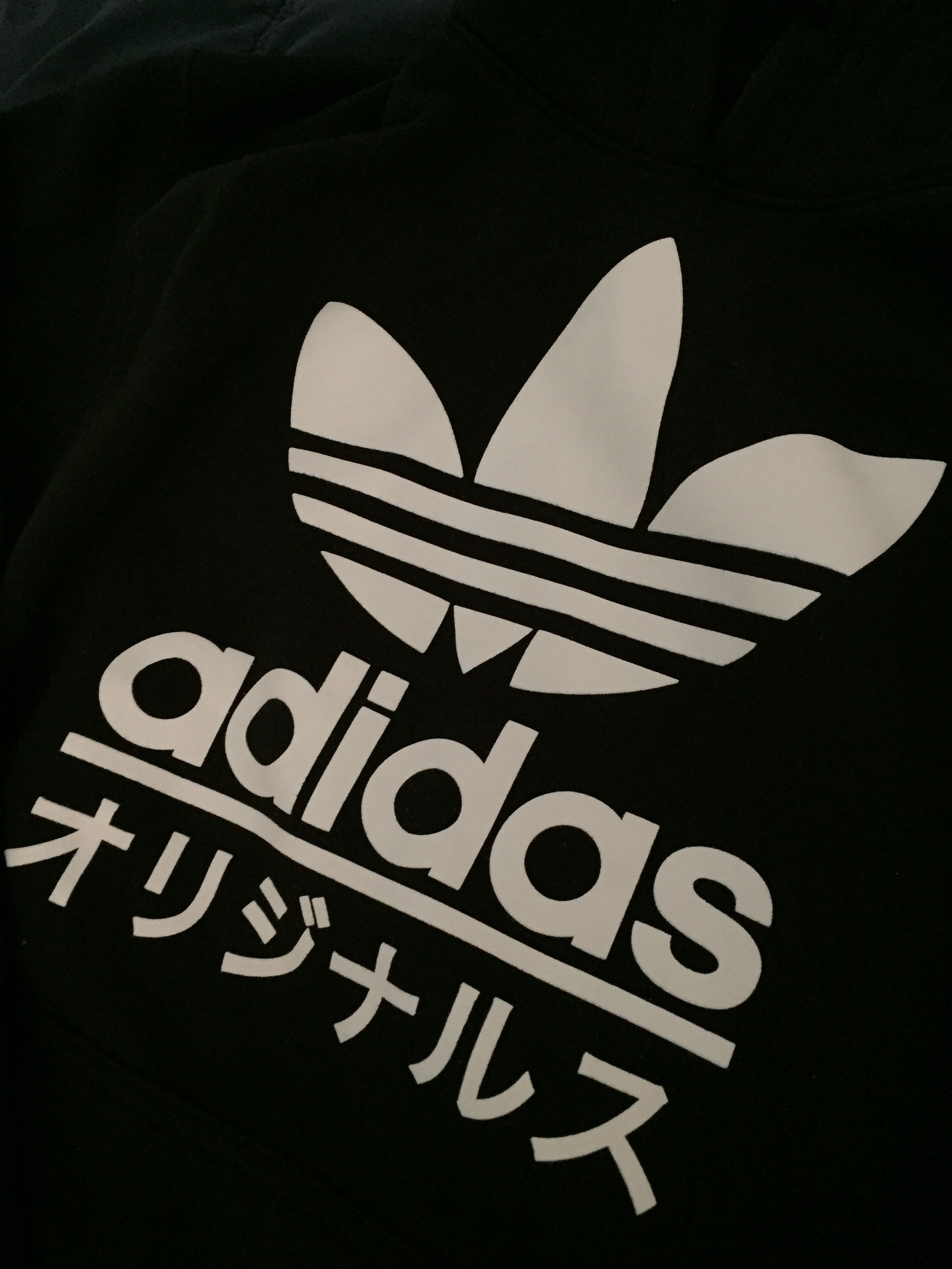 Adidas shoes japanese writing hoodie best sale