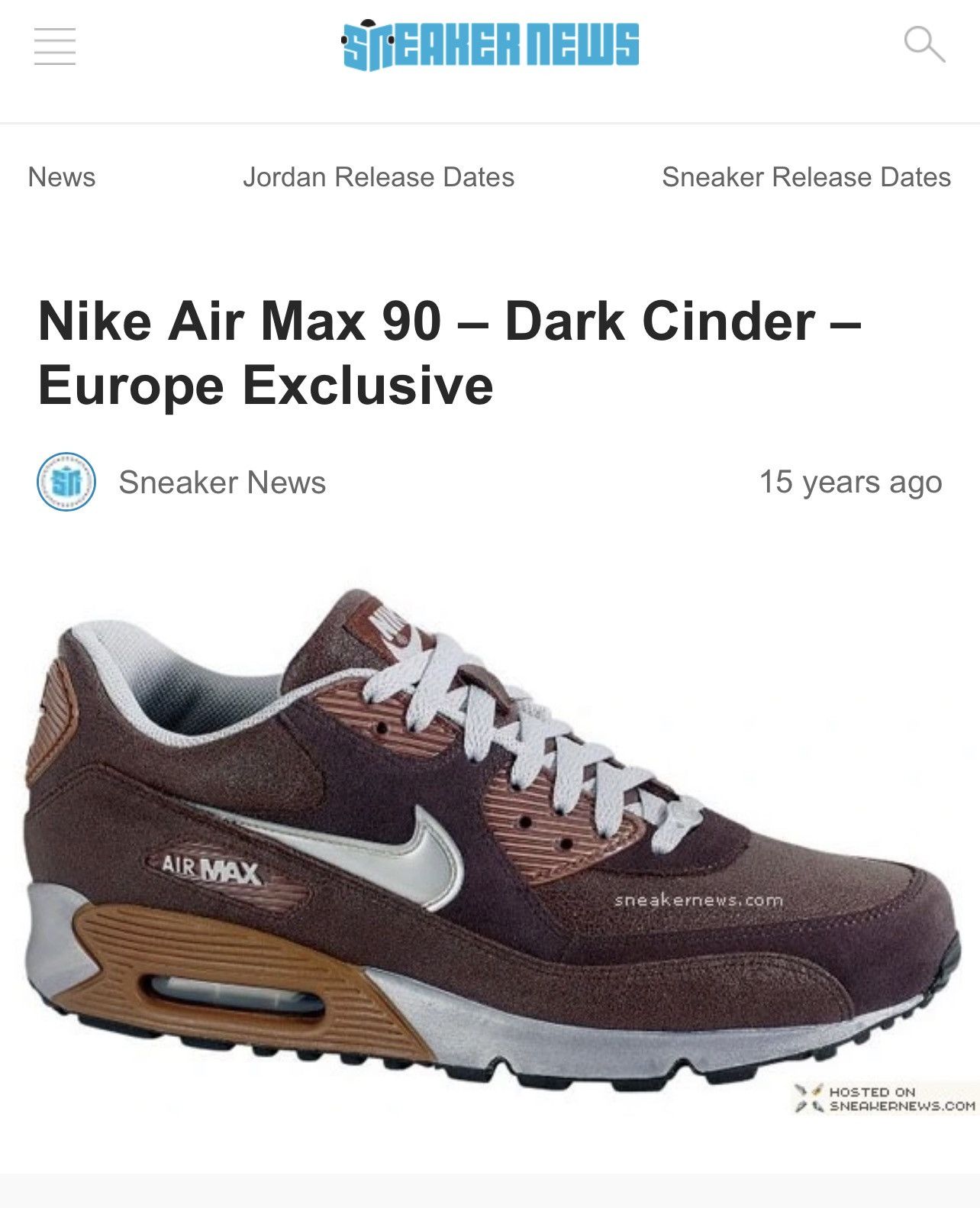 Nike × Vintage Vintage Nike airmax 90 Europe exclusive Size US 9.5 / EU 42-43 - 4 Thumbnail