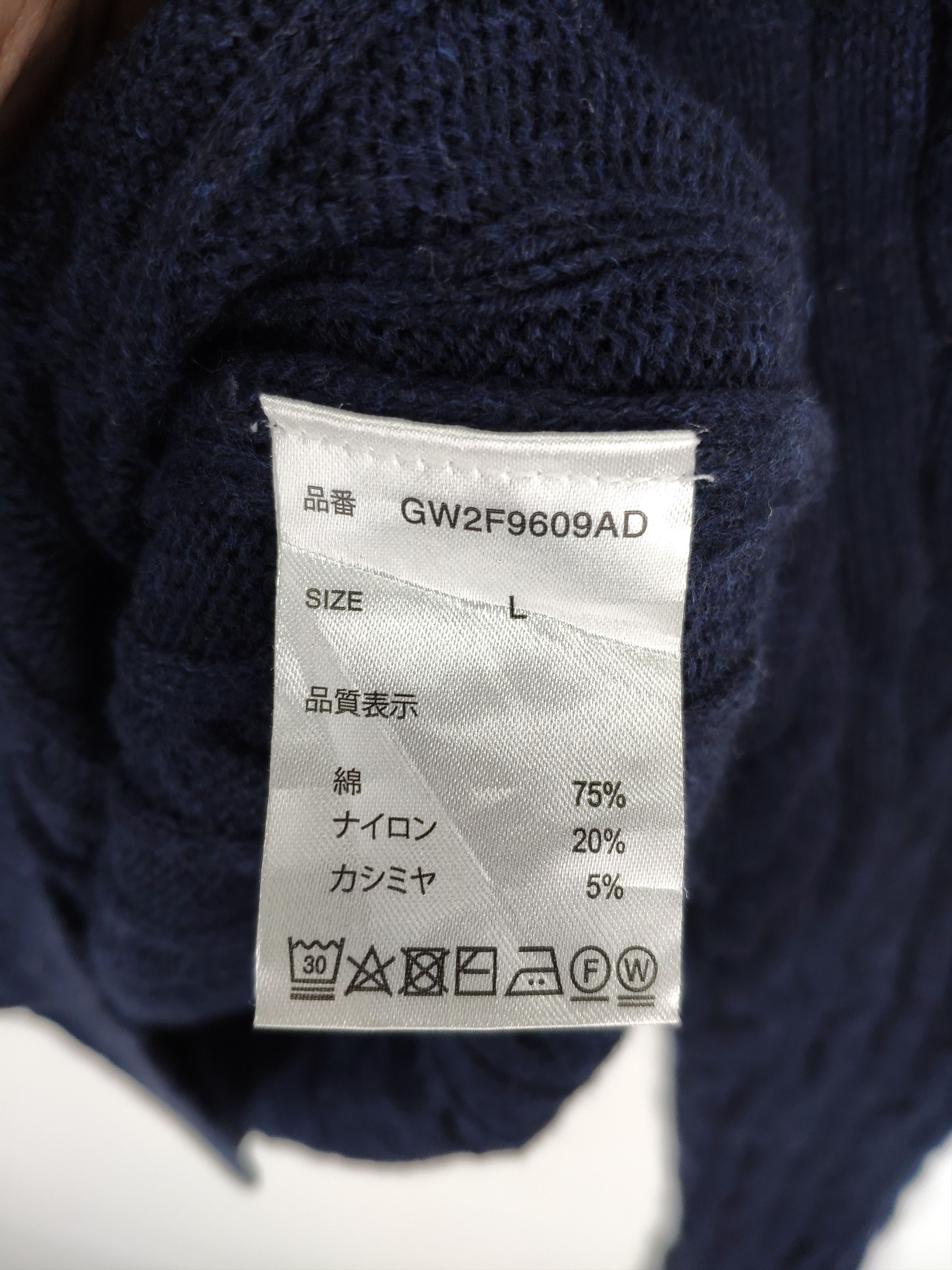 Global Work × Japanese Brand Steal 💥 Vintage Cashmere Cable Knit Sweater Global Work Size US L / EU 52-54 / 3 - 8 Thumbnail