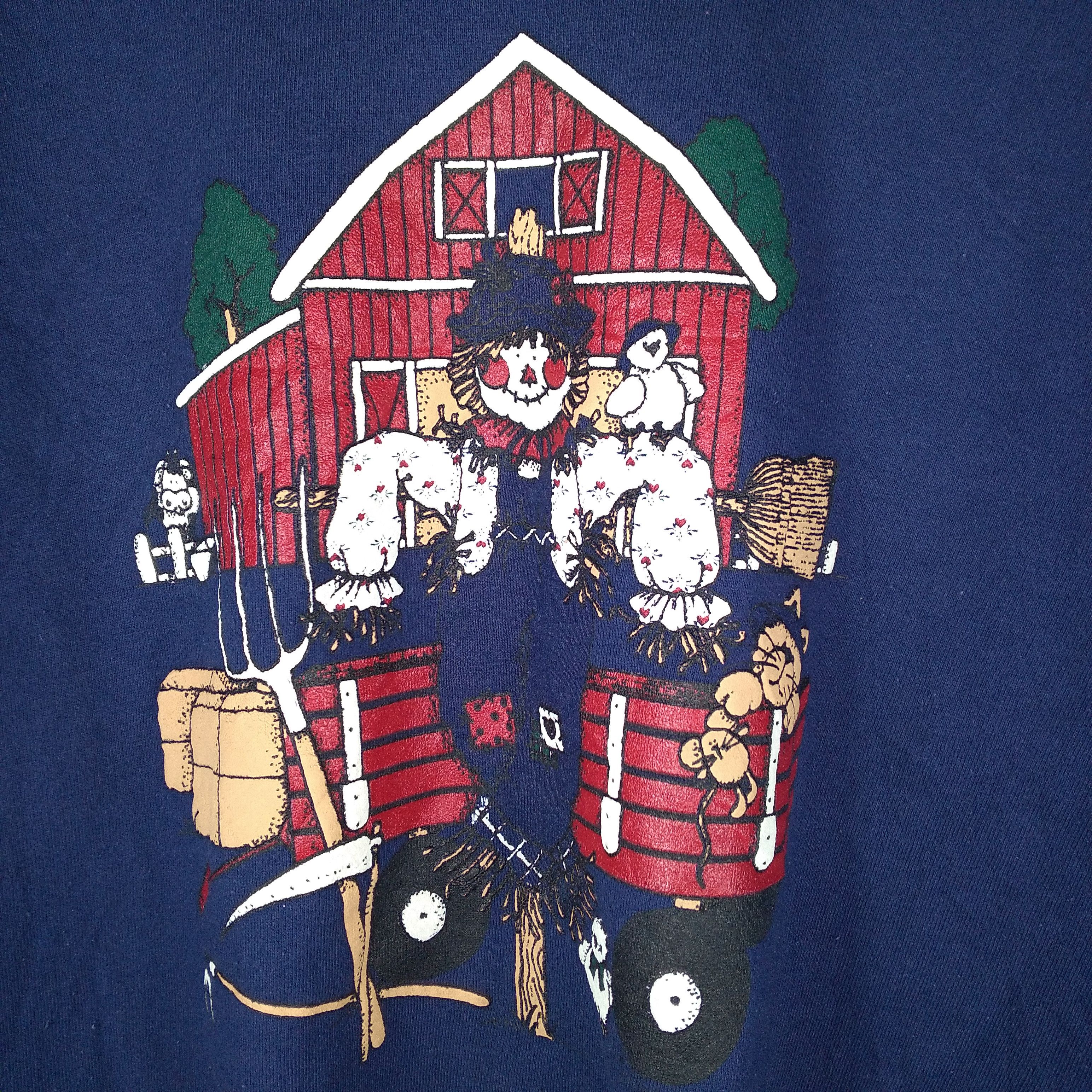 Vintage Vintage 90s Art Farmer Cartoon Polos Sweatshirts Size US M / EU 48-50 / 2 - 3 Thumbnail