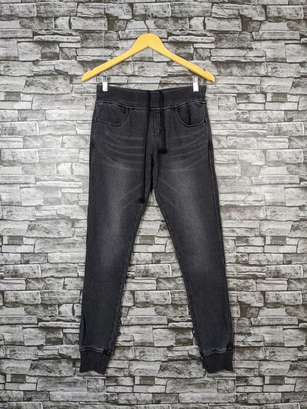 image of Vintage 90's Billabong Denim Style Pants Bottom Trousers in Black, Men's (Size 28)
