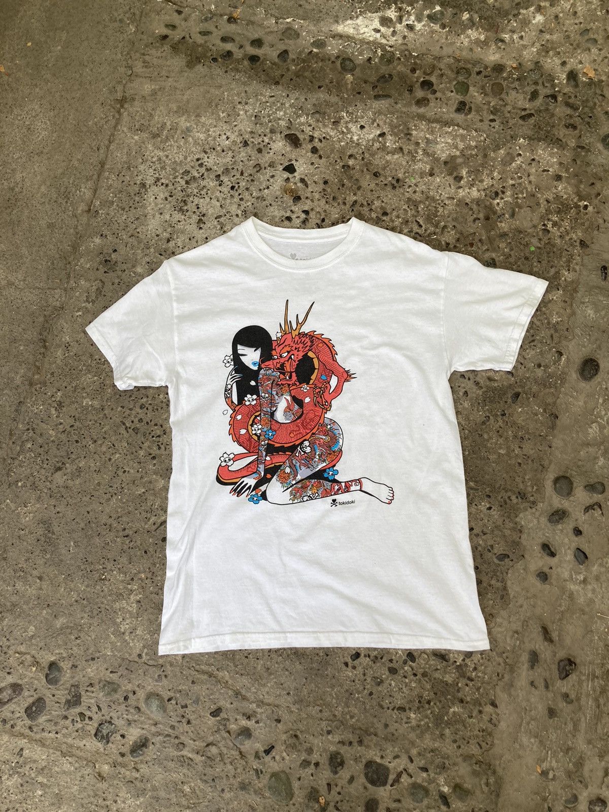 Tokidoki Tokidoki dragon girl t shirt | Grailed