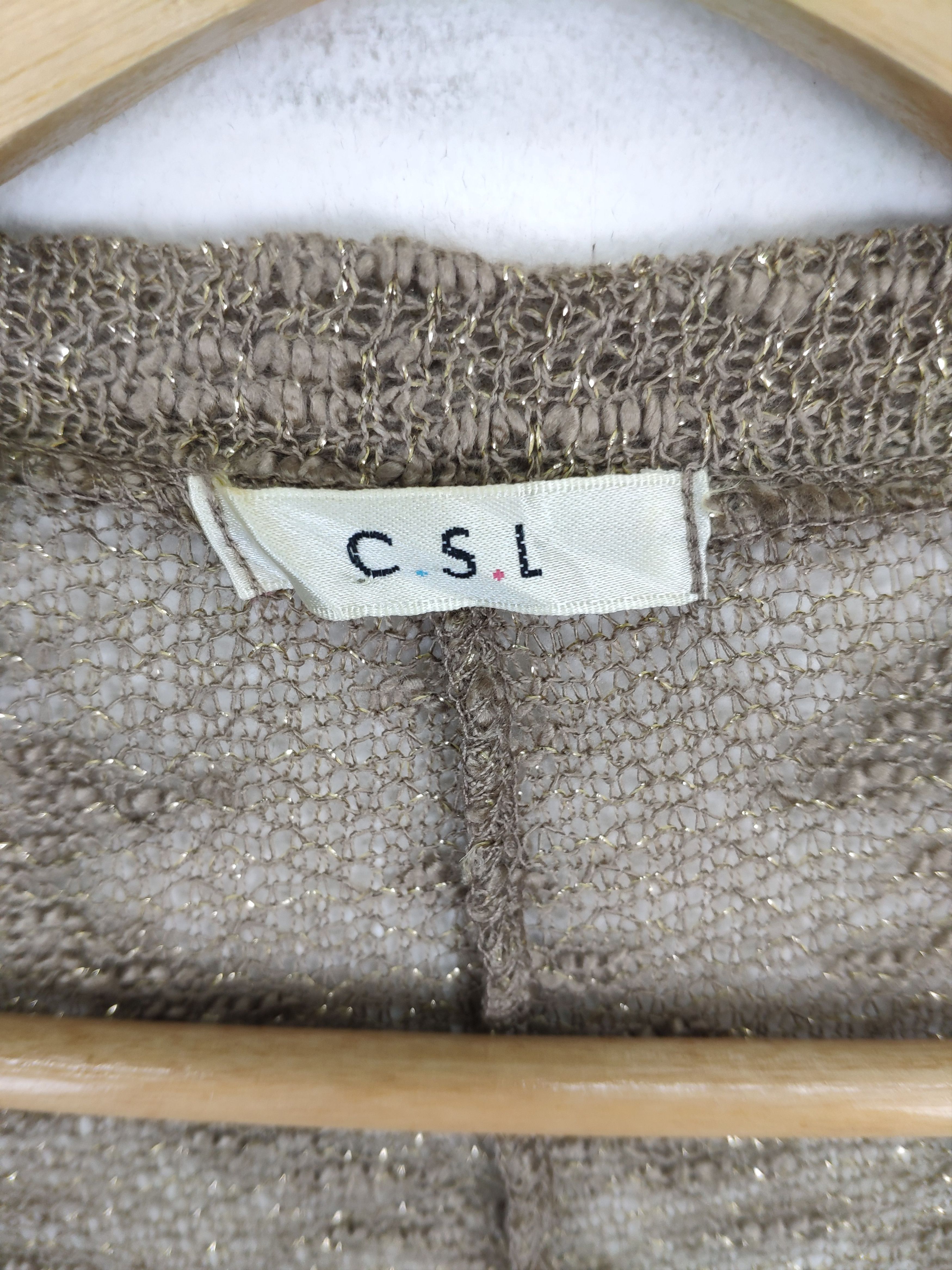 Japanese Brand × Vintage Vintage Summer Cropped Cardigan Lace Fishnet Cropped Top Size M / US 6-8 / IT 42-44 - 3 Thumbnail
