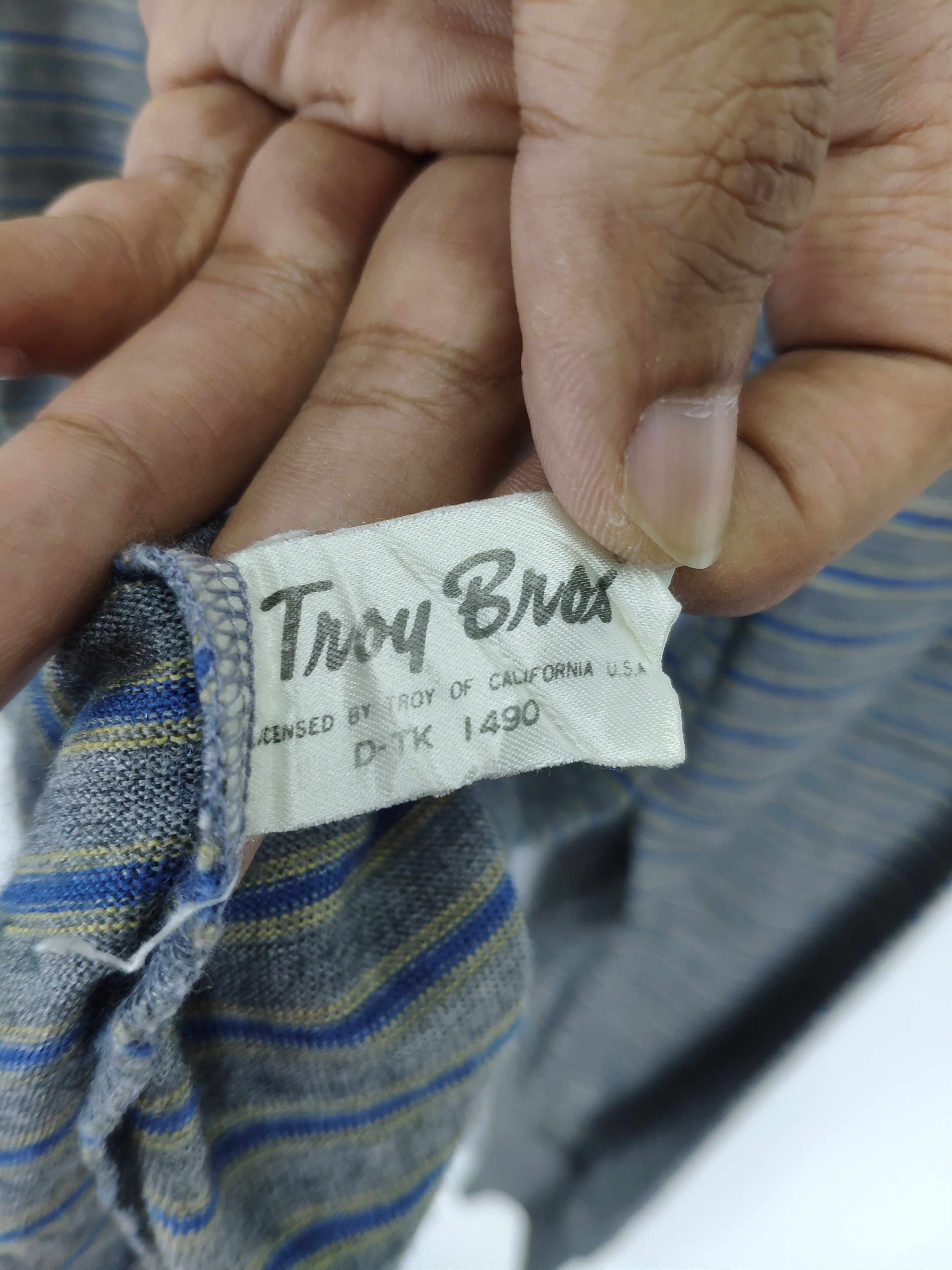 Japanese Brand Vintage Wool Polo Shirt Long Sleeve Troy Bros Size US S / EU 44-46 / 1 - 11 Thumbnail