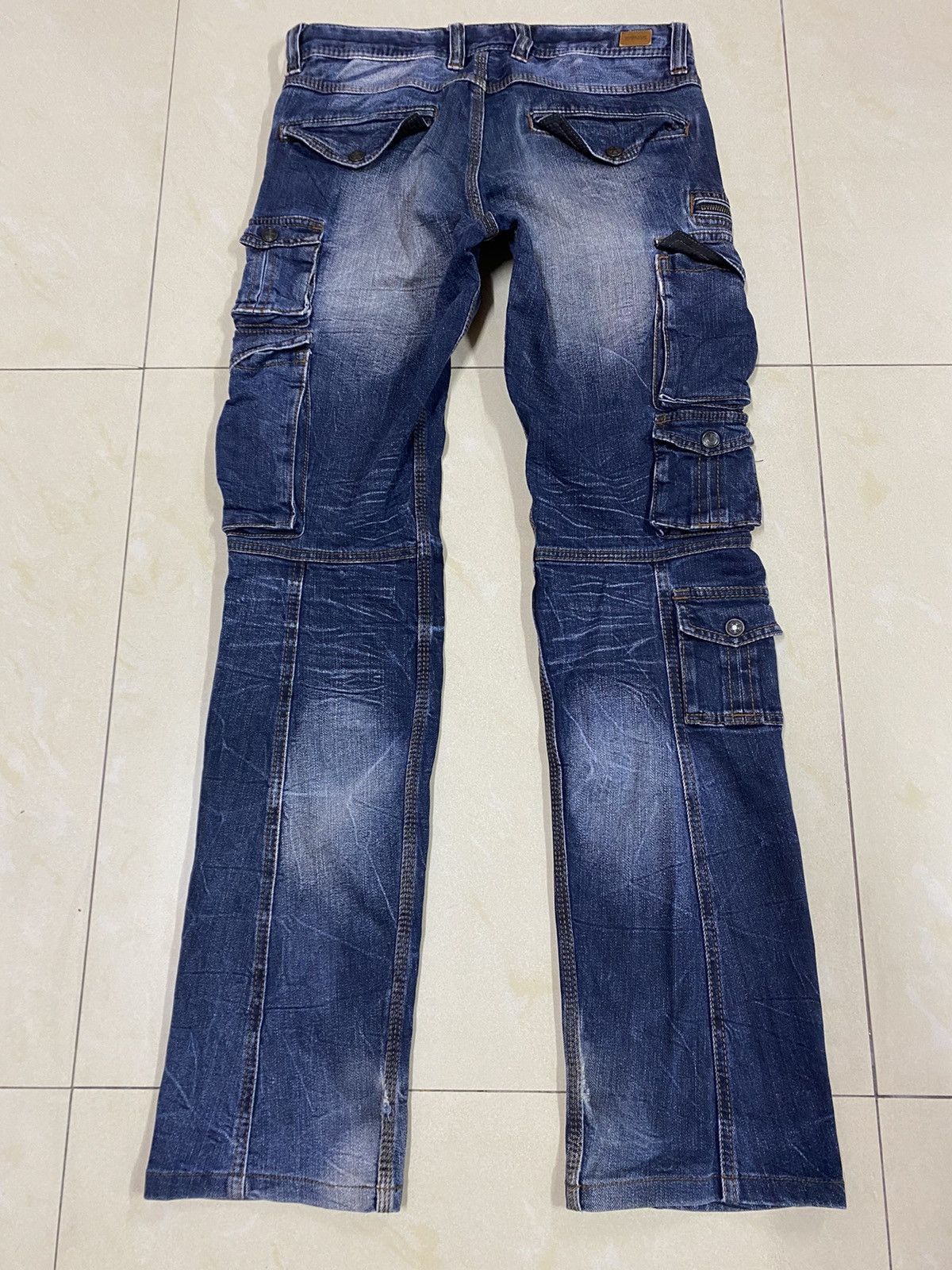 If Six Was Nine × Japanese Brand × Nicole Club Japanese Brand NCFM Cargo Denim Size US 31 - 2 Thumbnail