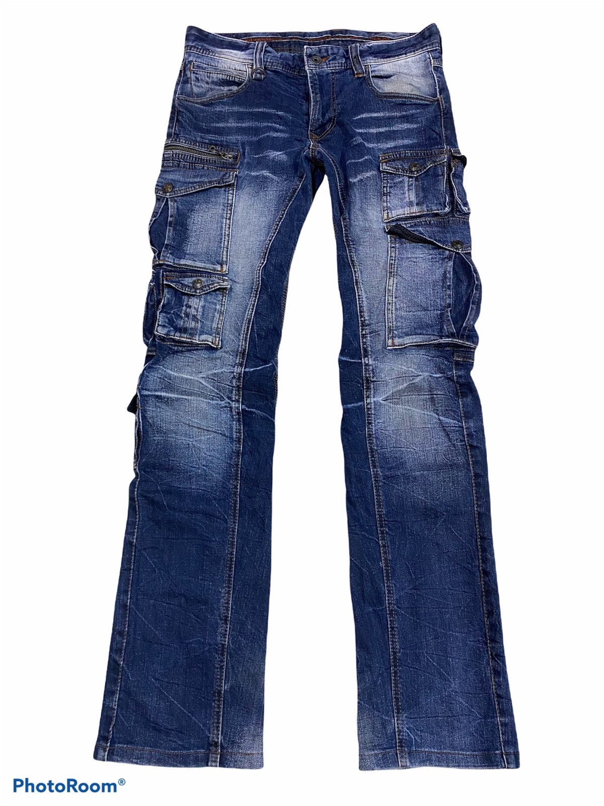 If Six Was Nine × Japanese Brand × Nicole Club Japanese Brand NCFM Cargo Denim Size US 31 - 1 Thumbnail