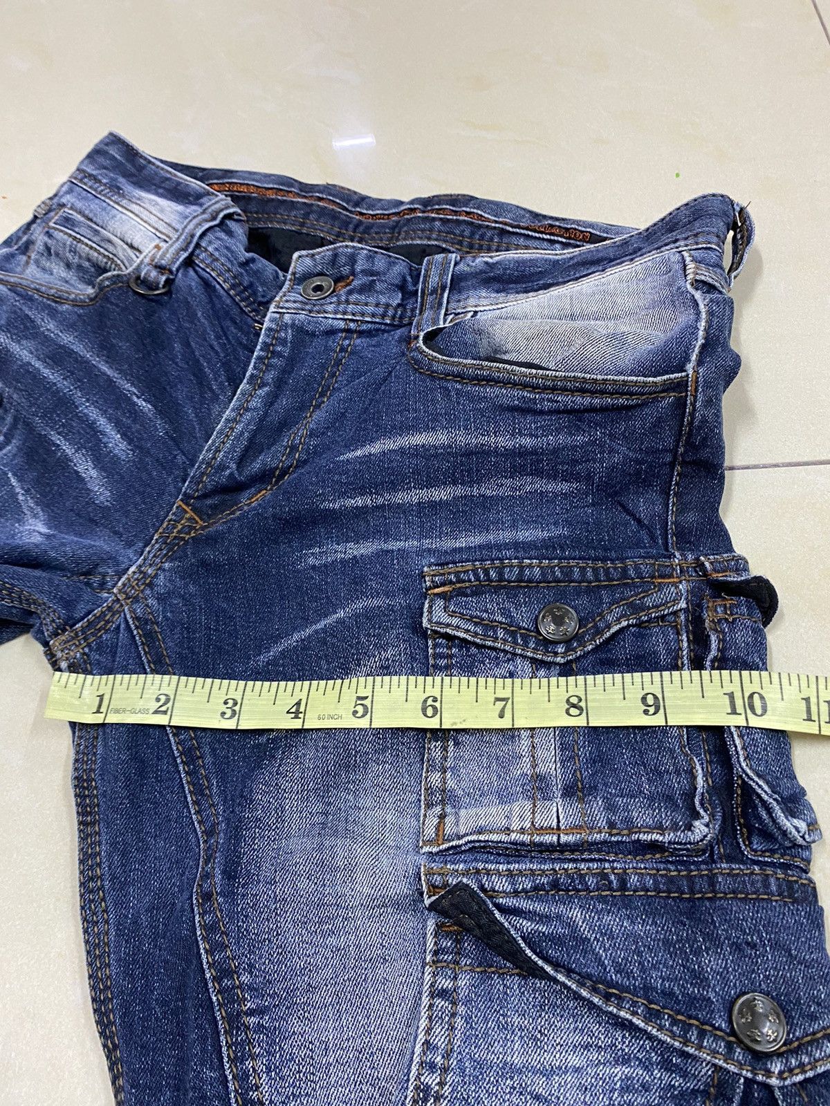 If Six Was Nine × Japanese Brand × Nicole Club Japanese Brand NCFM Cargo Denim Size US 31 - 17 Thumbnail