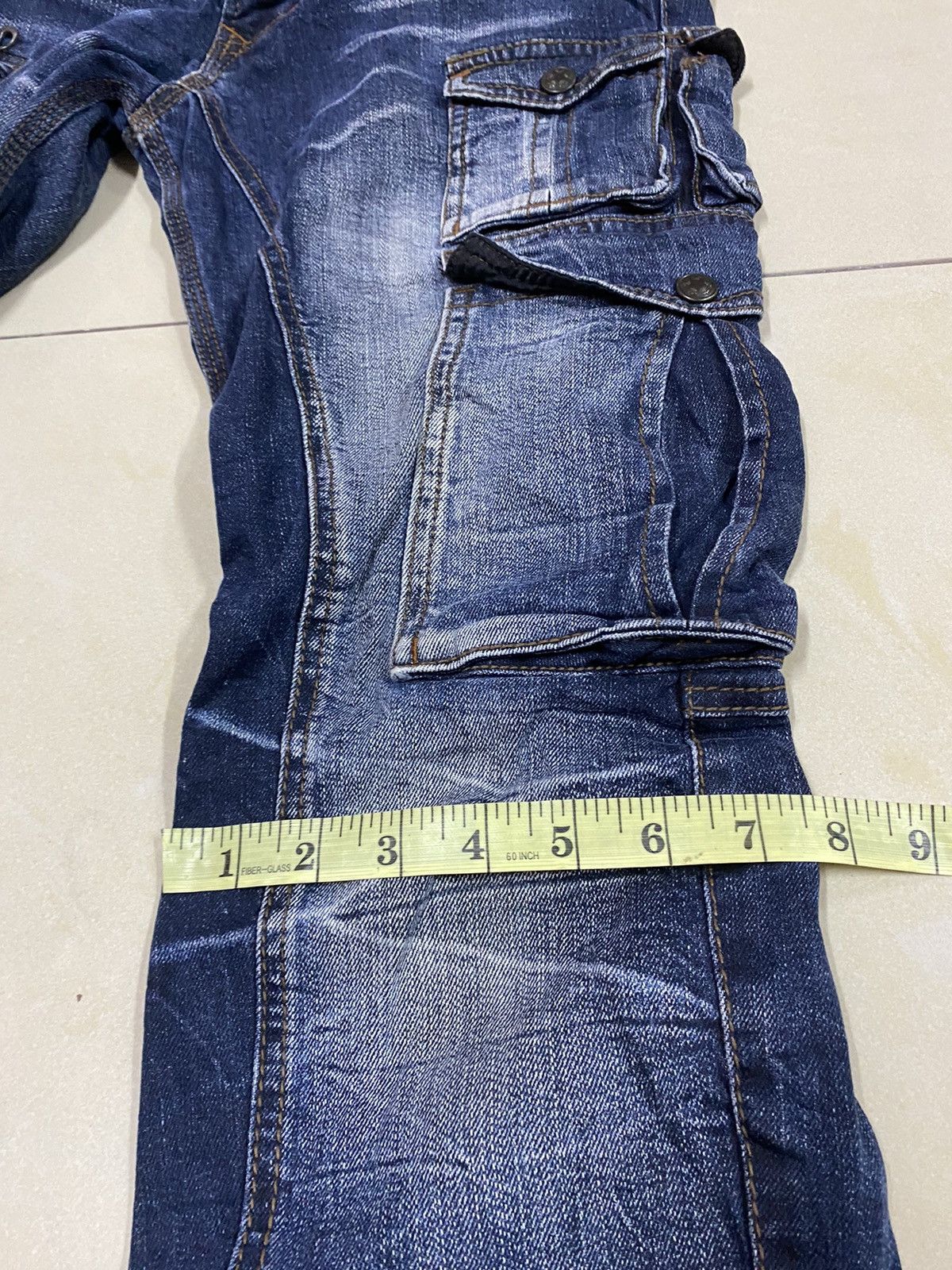 If Six Was Nine × Japanese Brand × Nicole Club Japanese Brand NCFM Cargo Denim Size US 31 - 18 Thumbnail