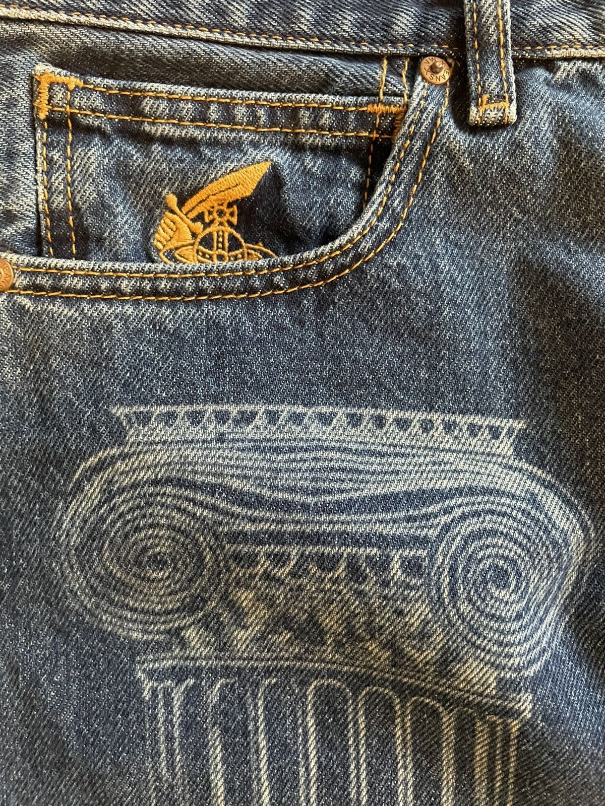 Vivienne Westwood Vivienne Westwood Column Denim Jeans | Grailed