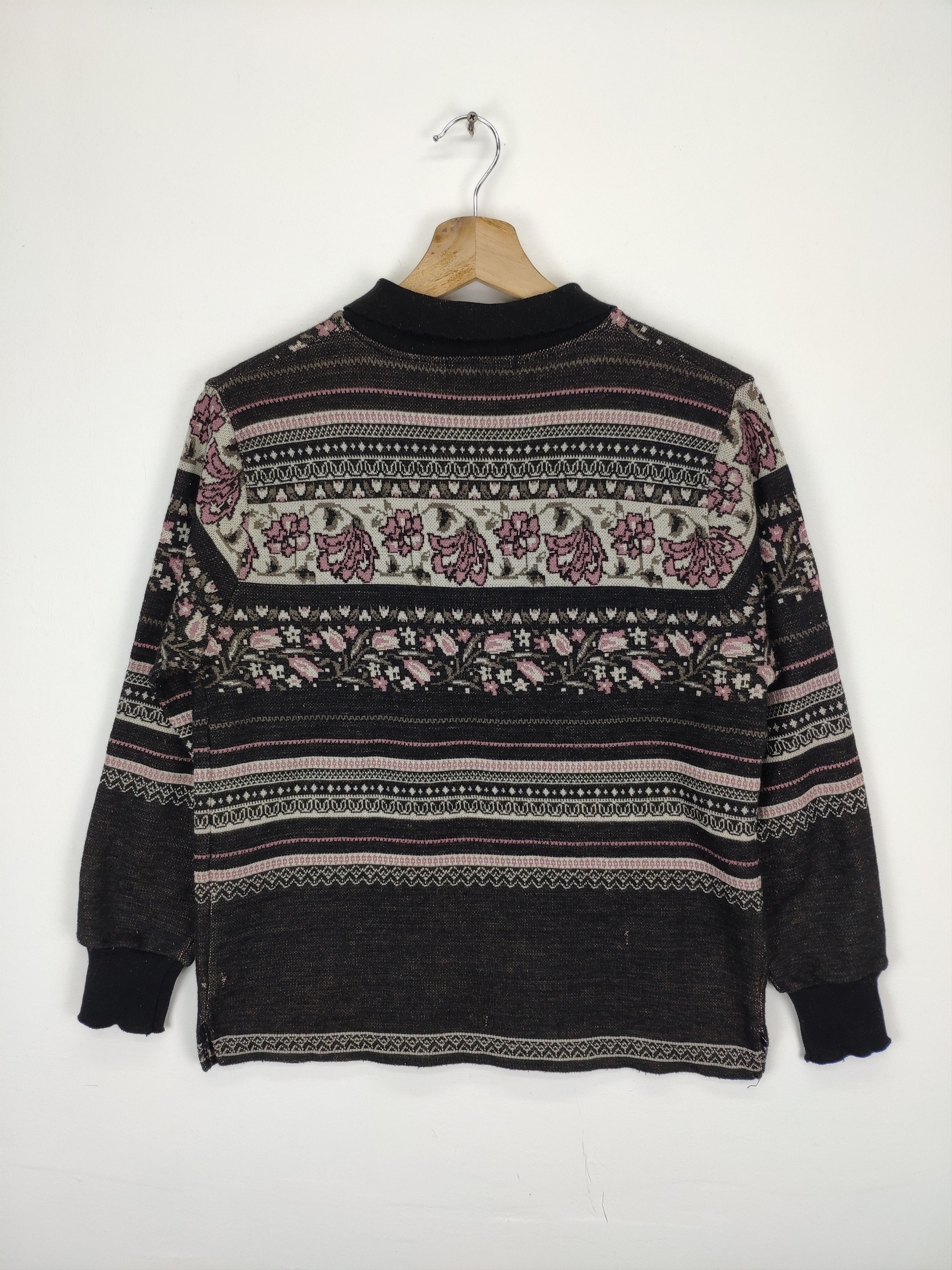 Designer × Japanese Brand × Vintage Vintage Polo Shirt Flower Motif Size M / US 6-8 / IT 42-44 - 13 Thumbnail