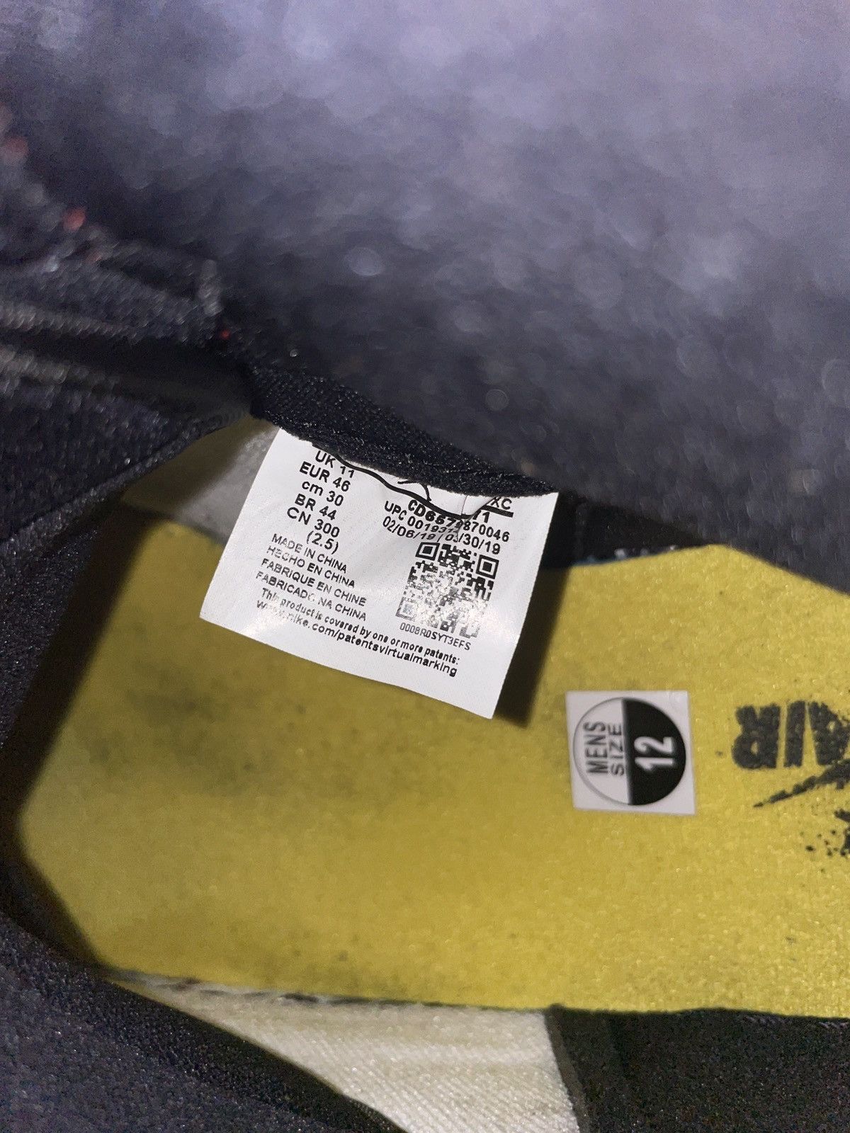 Nike Air Jordan 1 High OG ‘Defiant Yellow’ Size US 12 / EU 45 - 8 Thumbnail