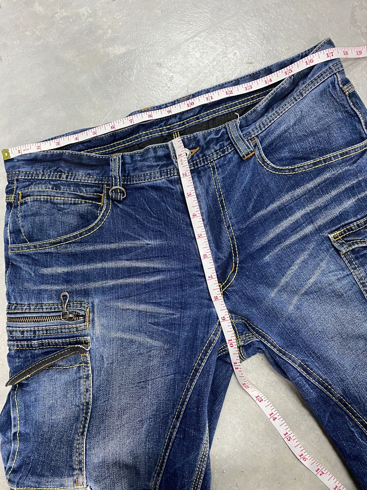 If Six Was Nine × Japanese Brand Japanese Brand NCFM Cargo Denim Size US 34 / EU 50 - 11 Thumbnail