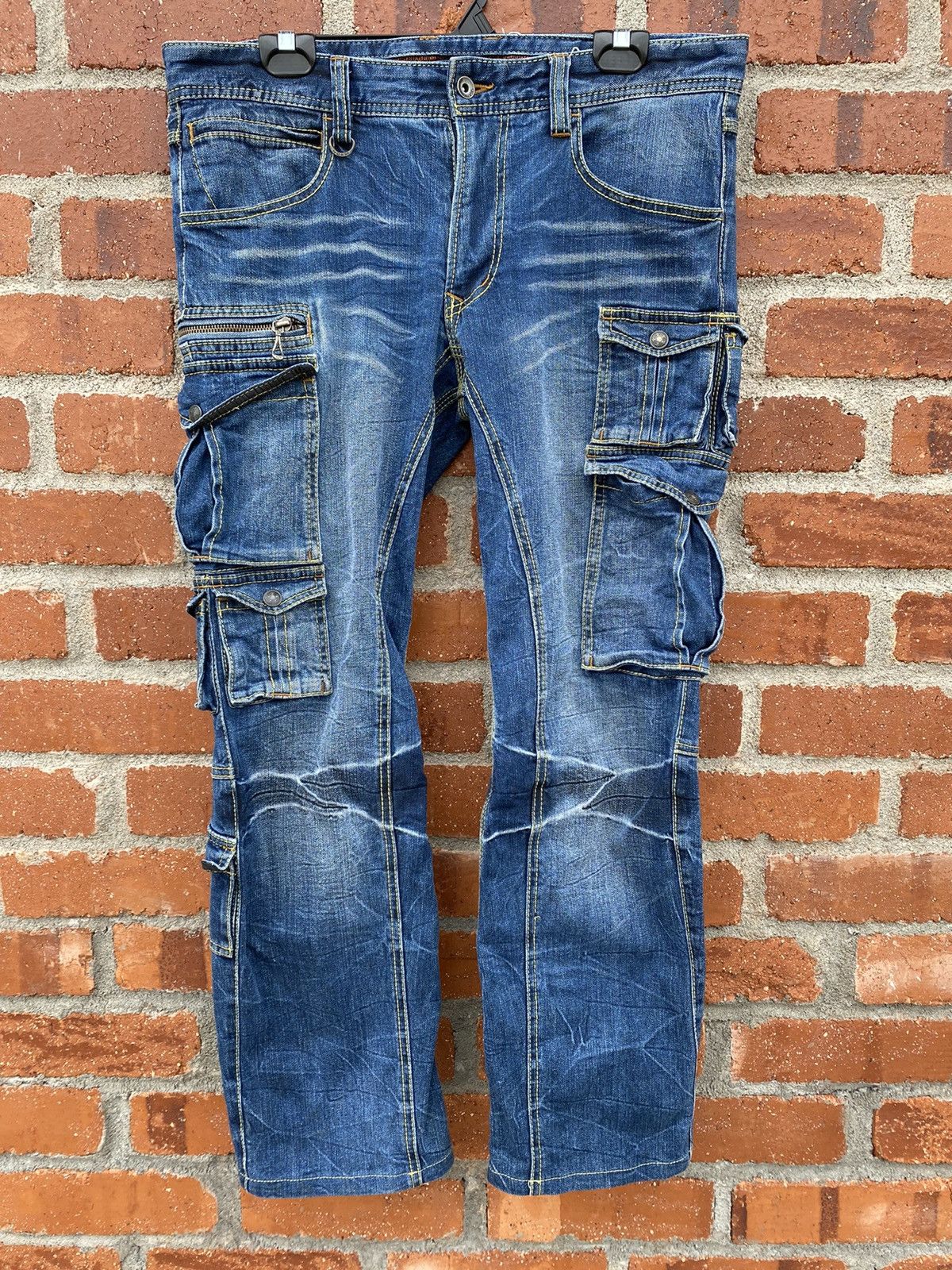 If Six Was Nine × Japanese Brand Japanese Brand NCFM Cargo Denim Size US 34 / EU 50 - 1 Thumbnail