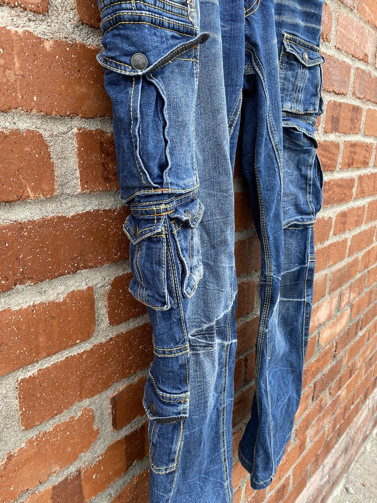 If Six Was Nine × Japanese Brand Japanese Brand NCFM Cargo Denim Size US 34 / EU 50 - 4 Thumbnail