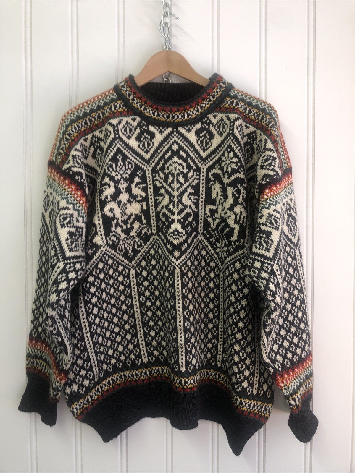 Vintage DALE OF NORWAY Lillehammer Vintage 90’s Fair Isle Wool XL | Grailed