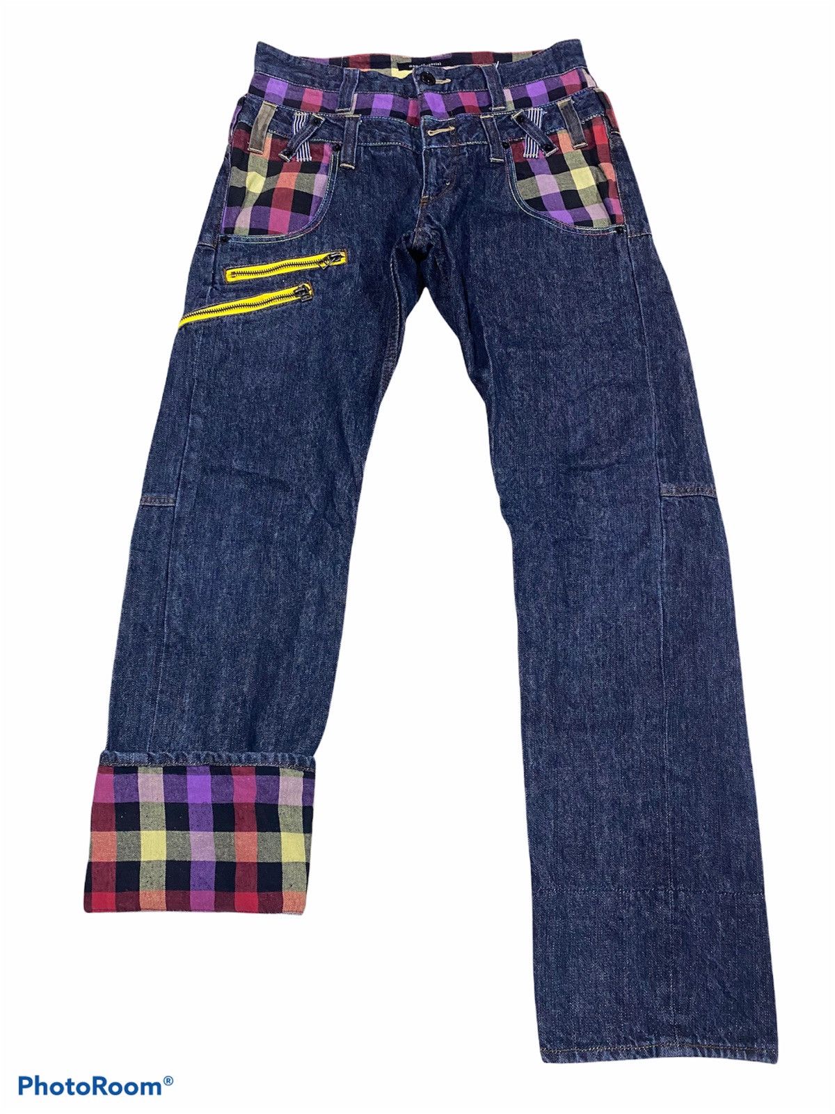 Japanese Brand Double Waist Bondage Denim
