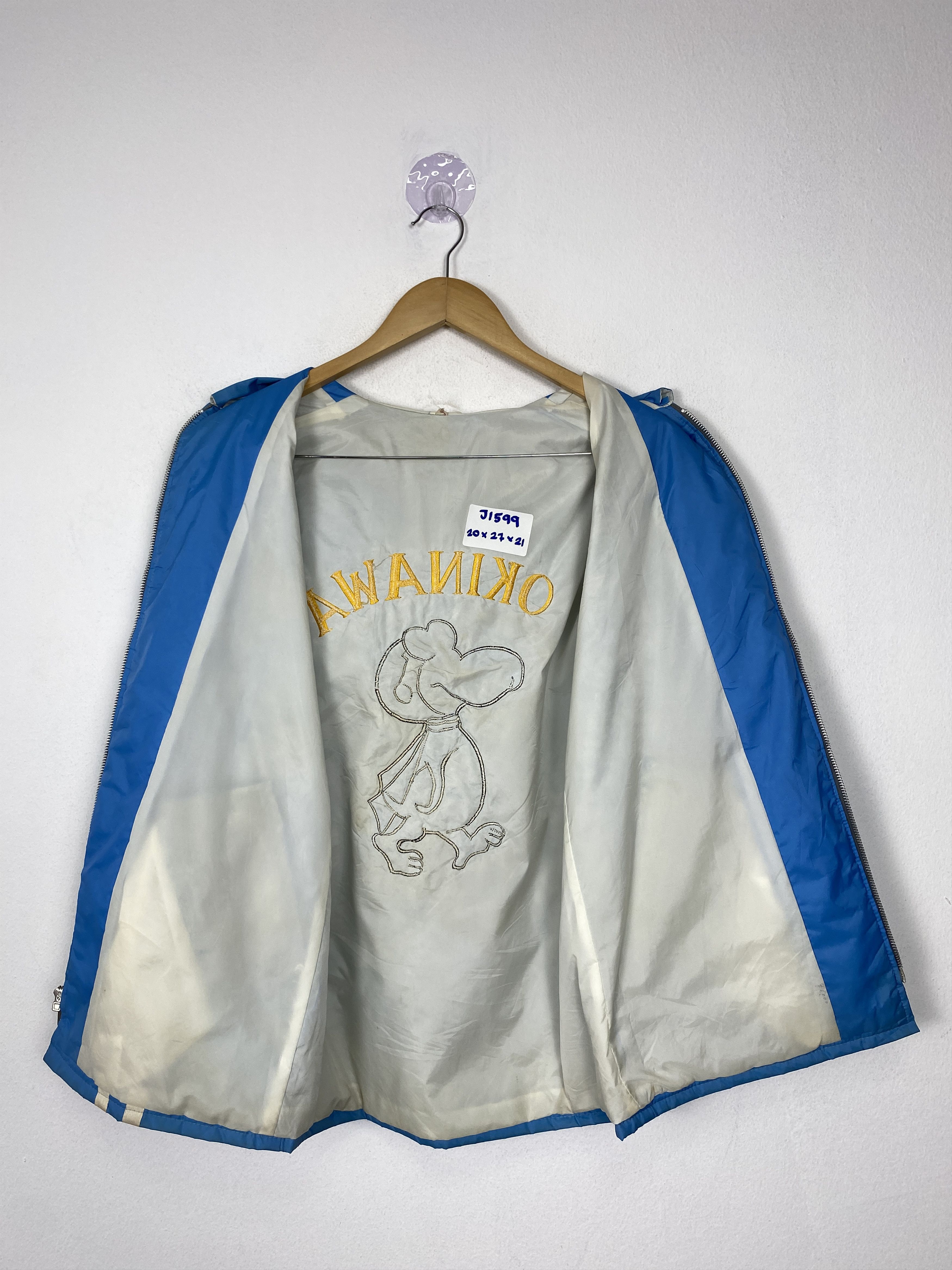 Japanese Brand Vintage Okinawa Hoodie Zip Up Jacket J1599 Size US S / EU 44-46 / 1 - 9 Thumbnail