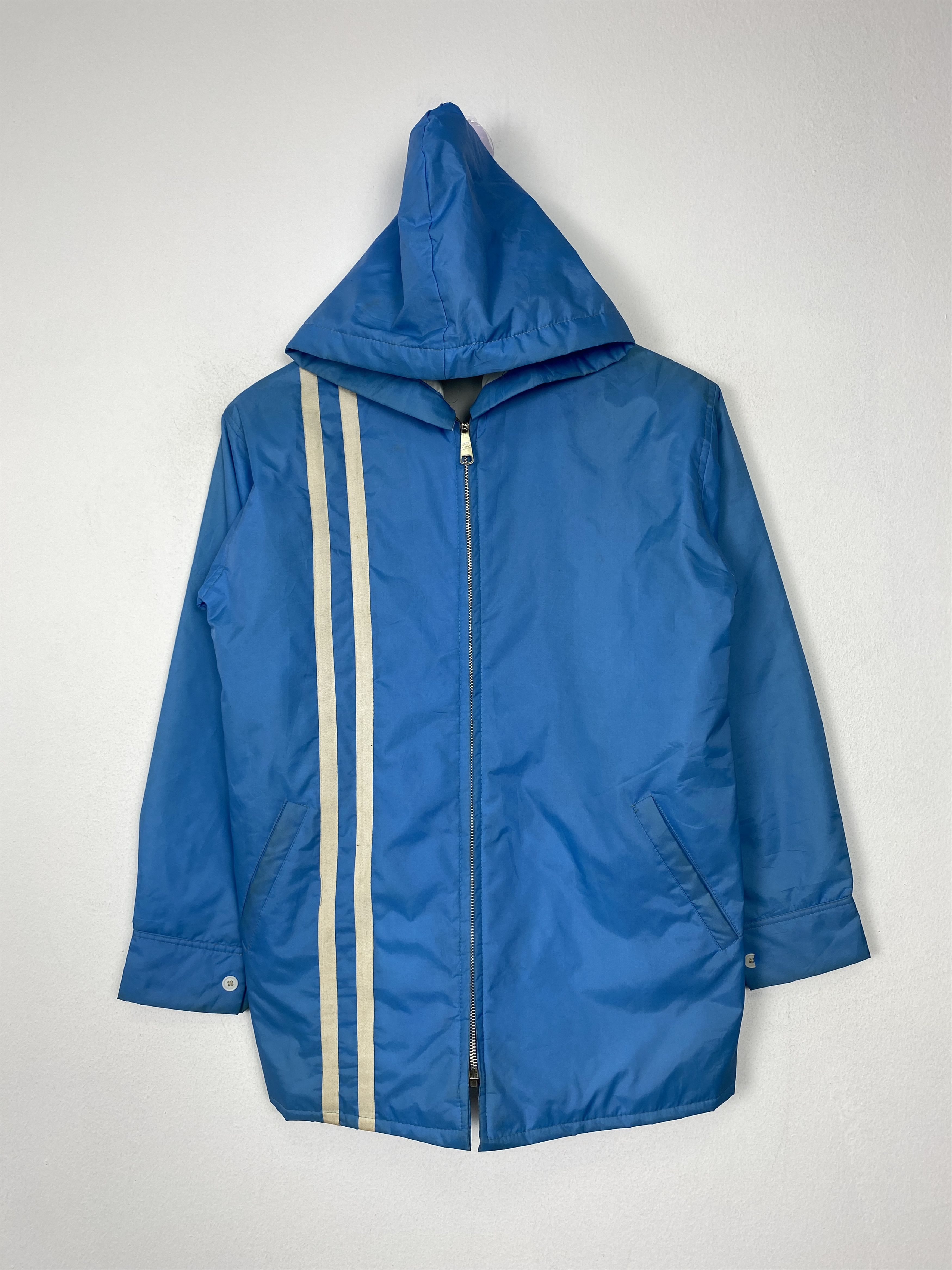 image of Edition Japan x Vintage Okinawa Hoodie Zip Up Jacket in Blue, Men's (Size Small)
