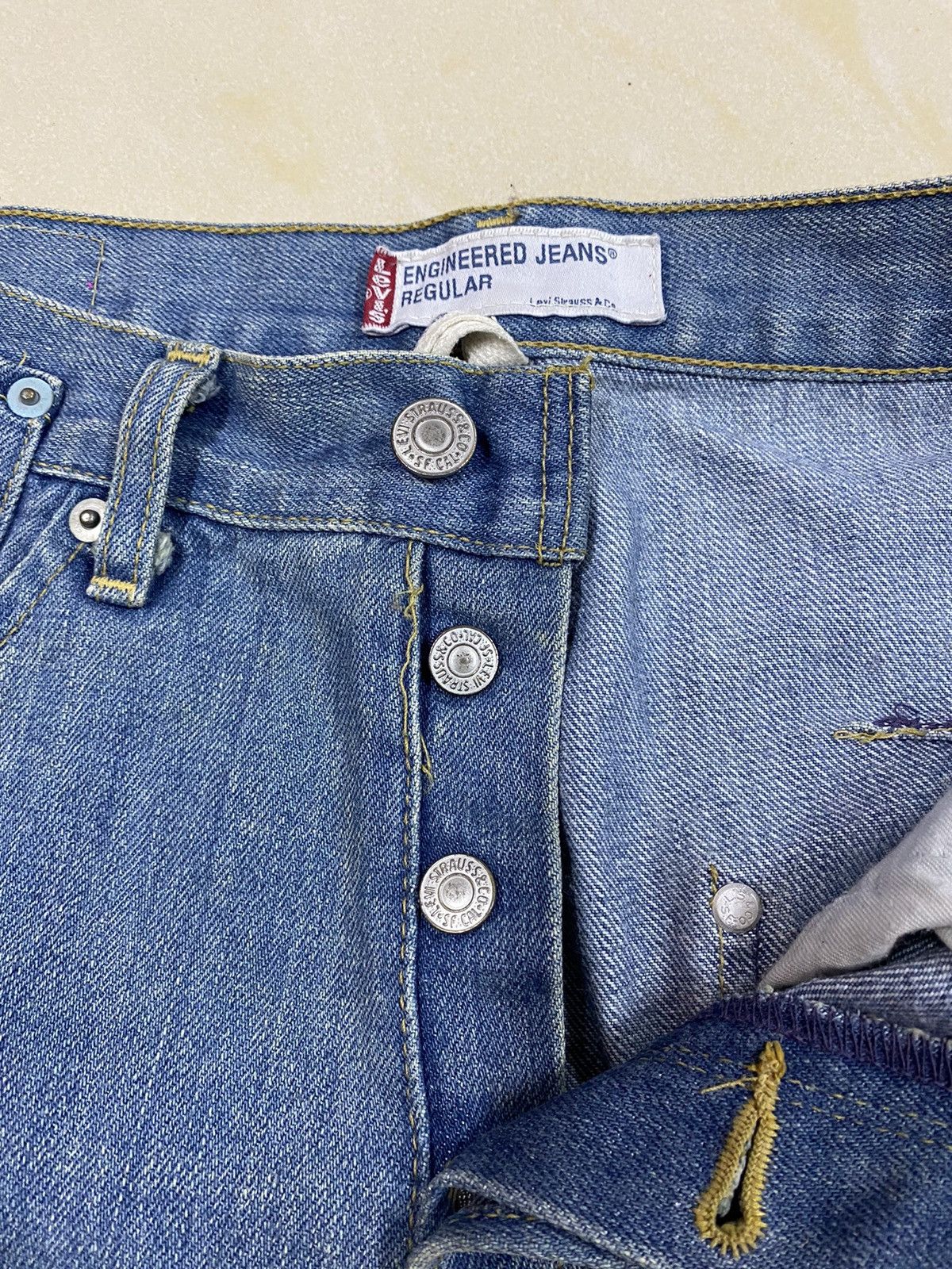 Levi's Levis Engineered With Script A Teenage Riots Denim Size US 30 / EU 46 - 11 Thumbnail