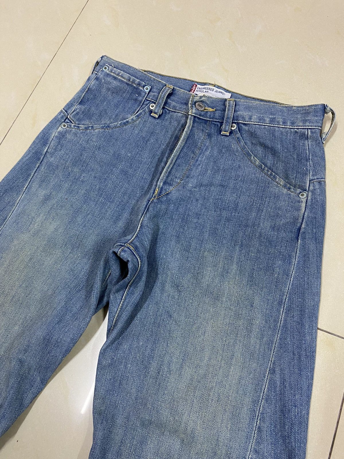 Levi's Levis Engineered With Script A Teenage Riots Denim Size US 30 / EU 46 - 6 Thumbnail
