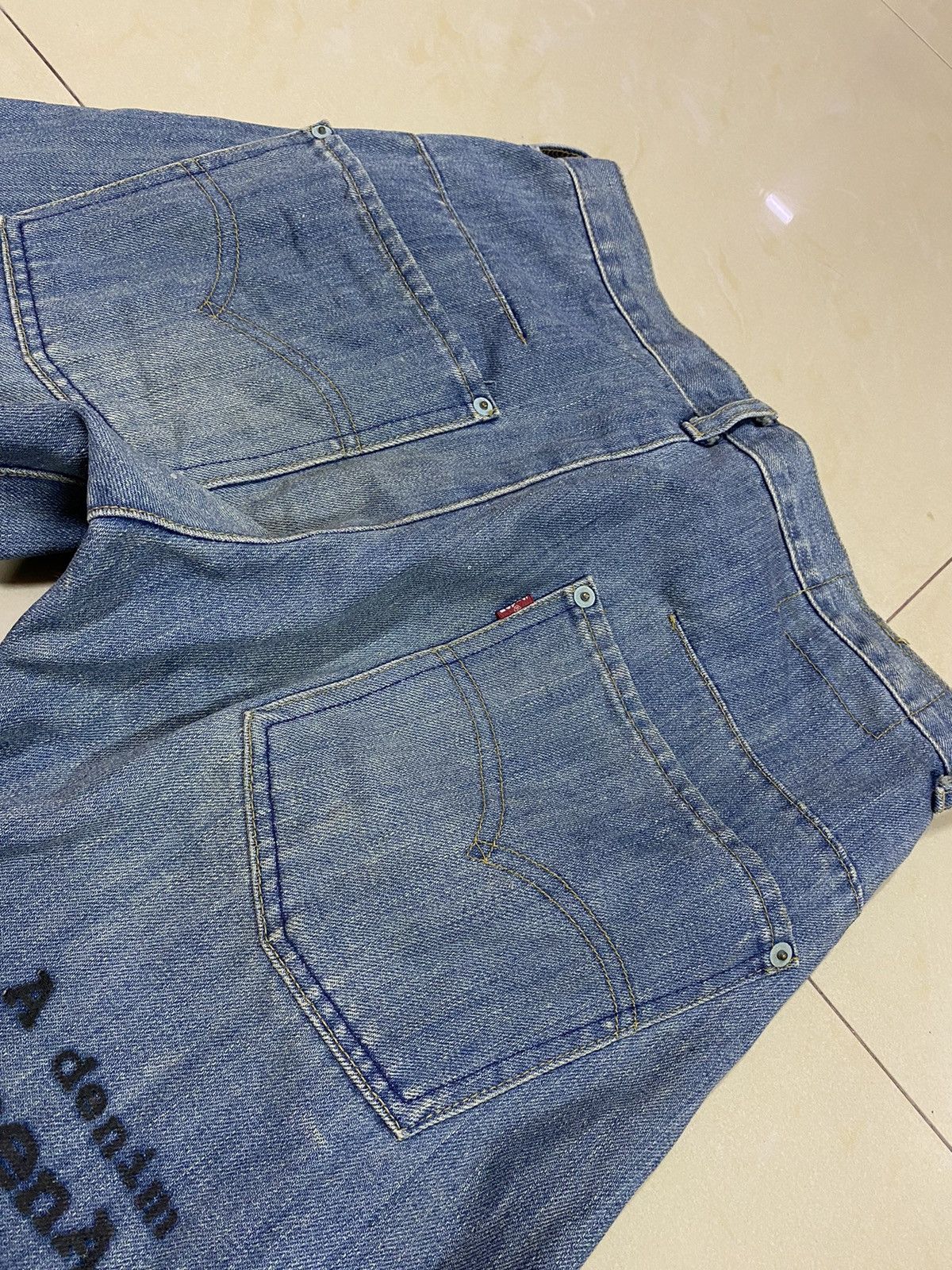 Levi's Levis Engineered With Script A Teenage Riots Denim Size US 30 / EU 46 - 9 Thumbnail