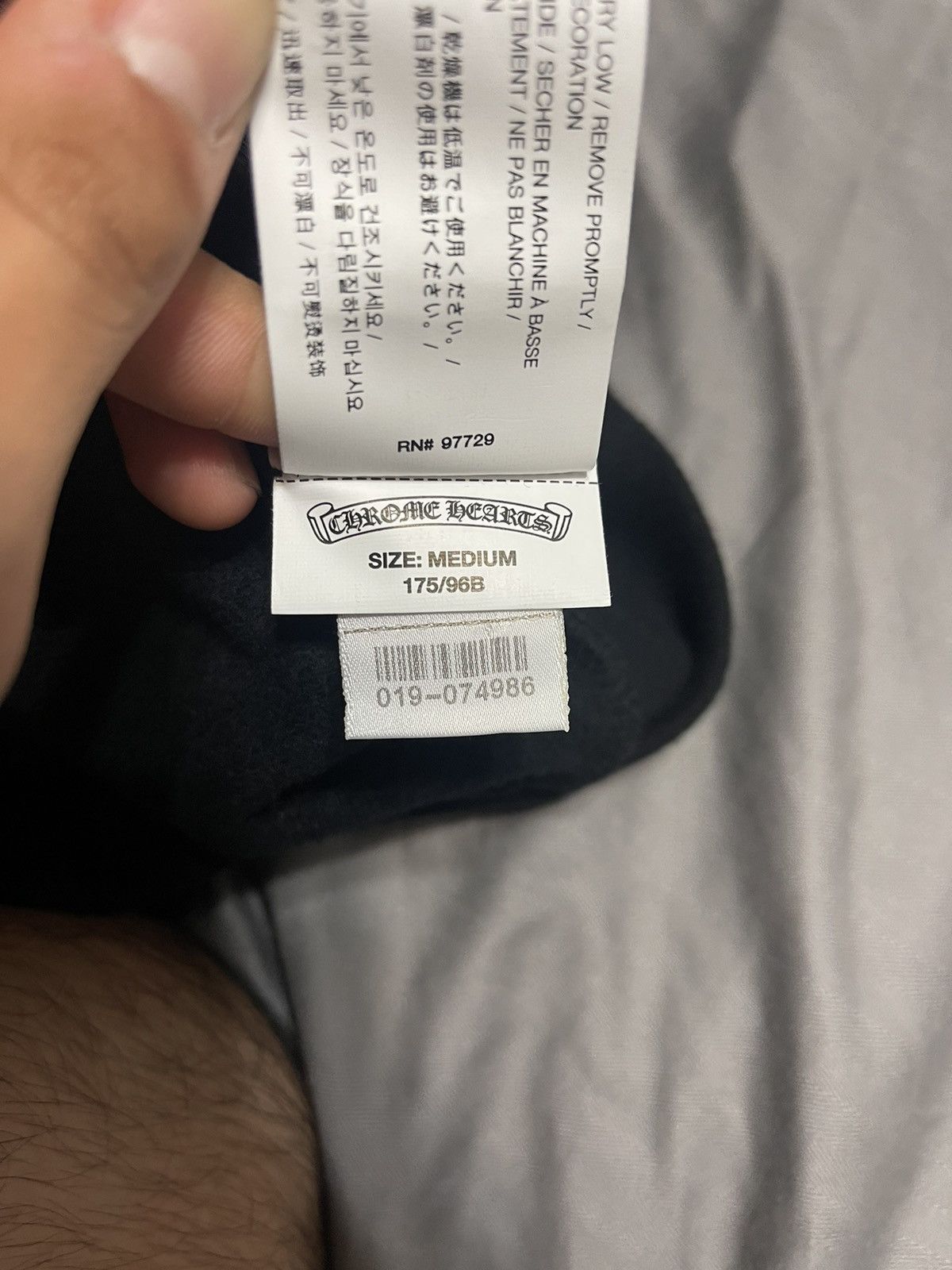 Chrome Hearts Chrome Hearts All Over Logo Sleeve Hoodie Size US M / EU 48-50 / 2 - 11 Thumbnail