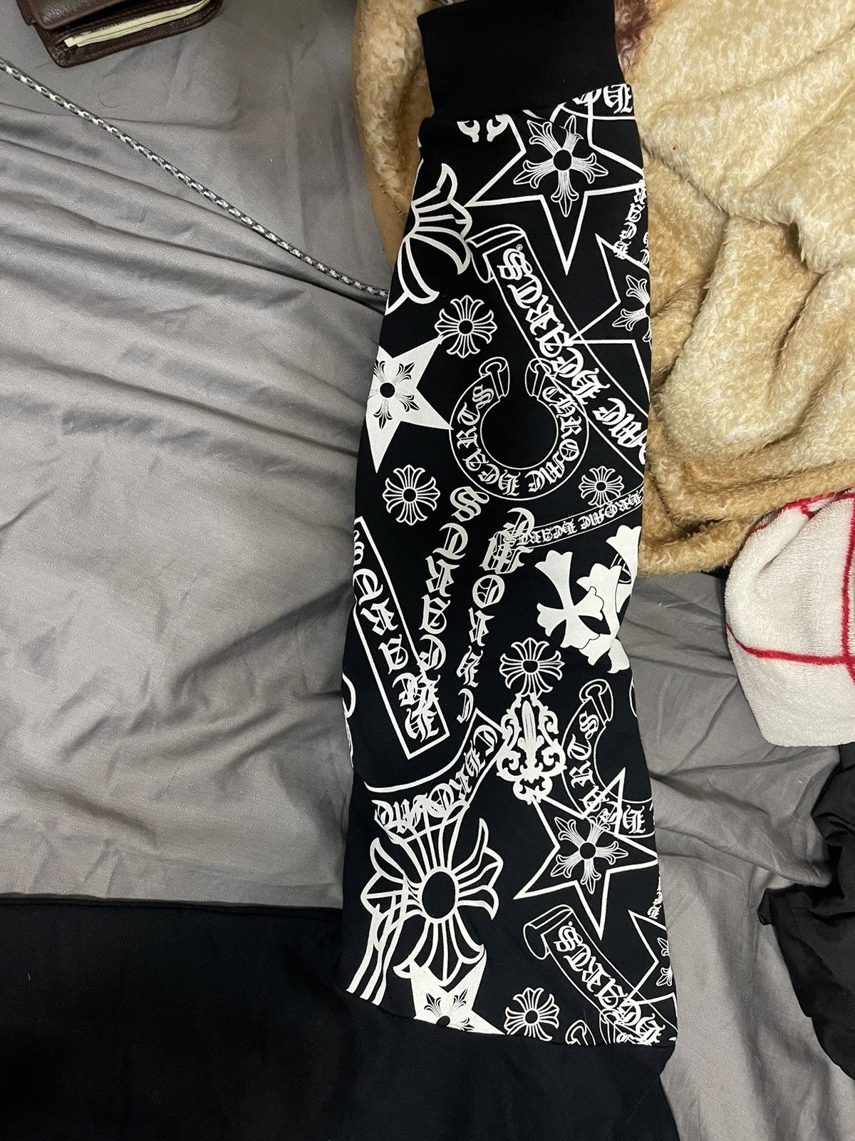 Chrome Hearts Chrome Hearts All Over Logo Sleeve Hoodie Size US M / EU 48-50 / 2 - 4 Thumbnail